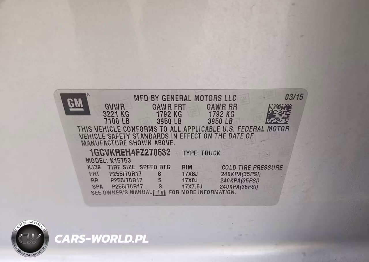 2015 Chevrolet Silverado 1500 Lt VIN:1GCVKREH4FZ270632 - 9