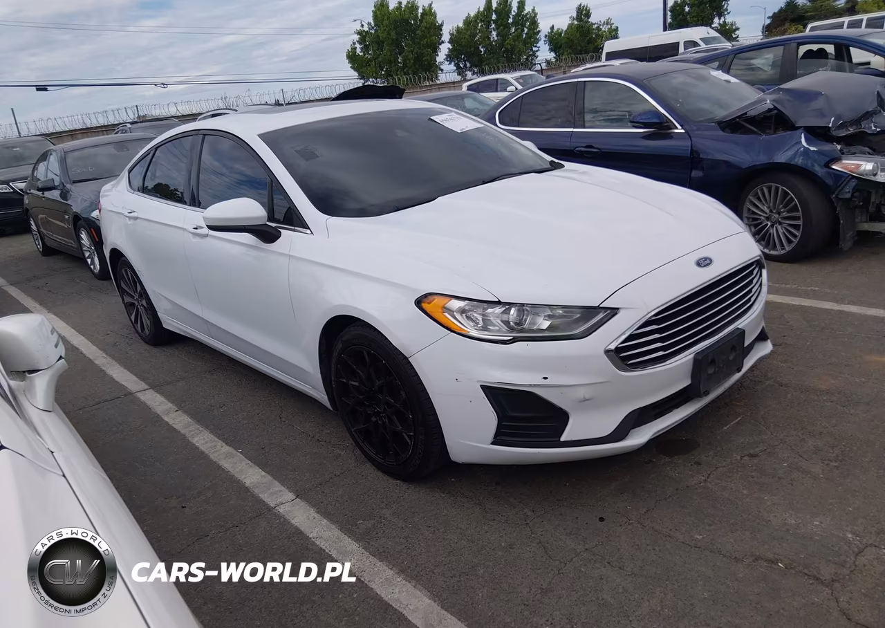2019 Ford Fusion Se VIN:3FA6P0T99KR270384 - 1