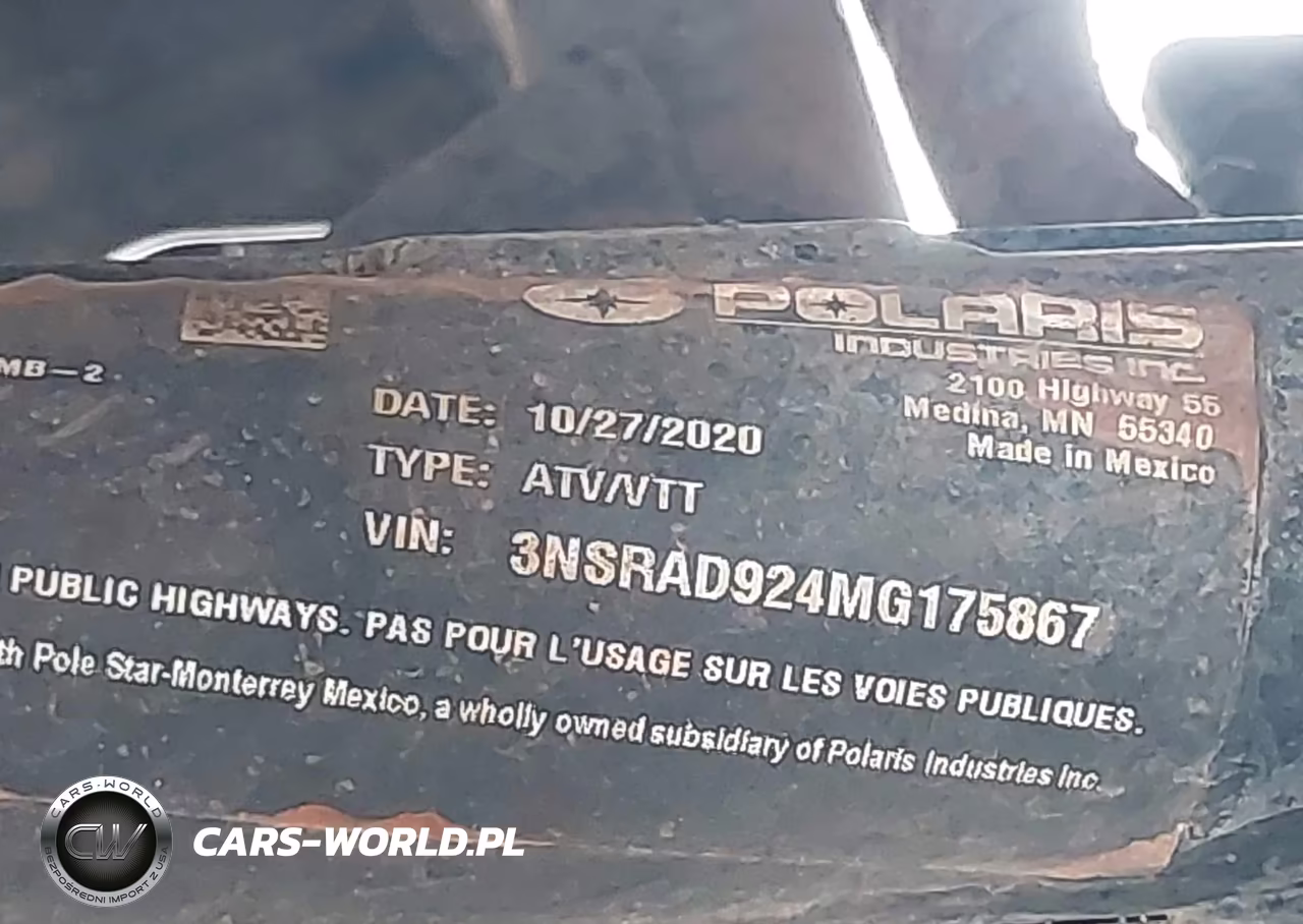 2021 Polaris Rzr Pro Xp Ultimate VIN:3NSRAD924MG175867 - 10