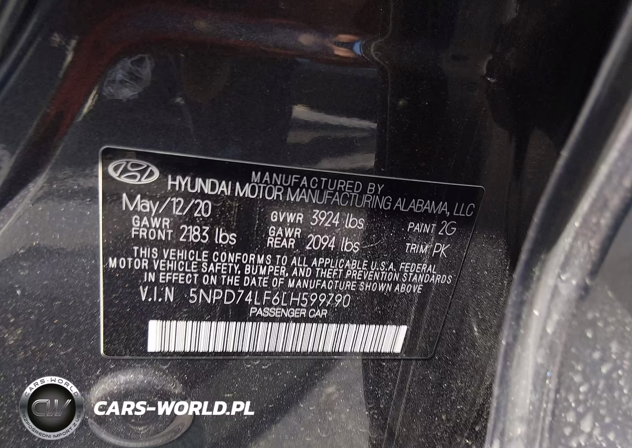 2020 Hyundai Elantra Se VIN:5NPD74LF6LH599790 - 9