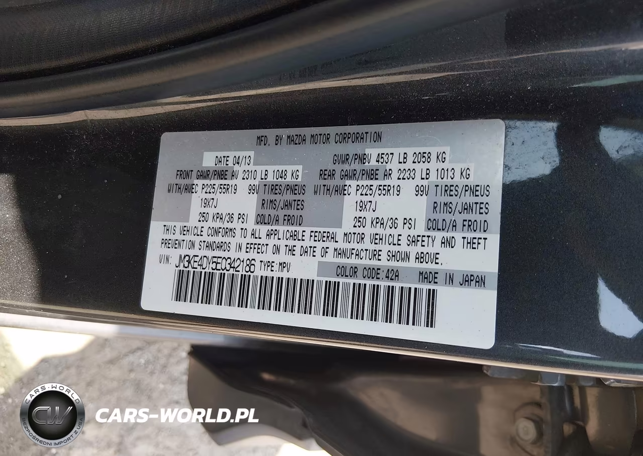 2014 Mazda Cx-5 Grand Touring VIN:JM3KE4DY5E0342186 - 9