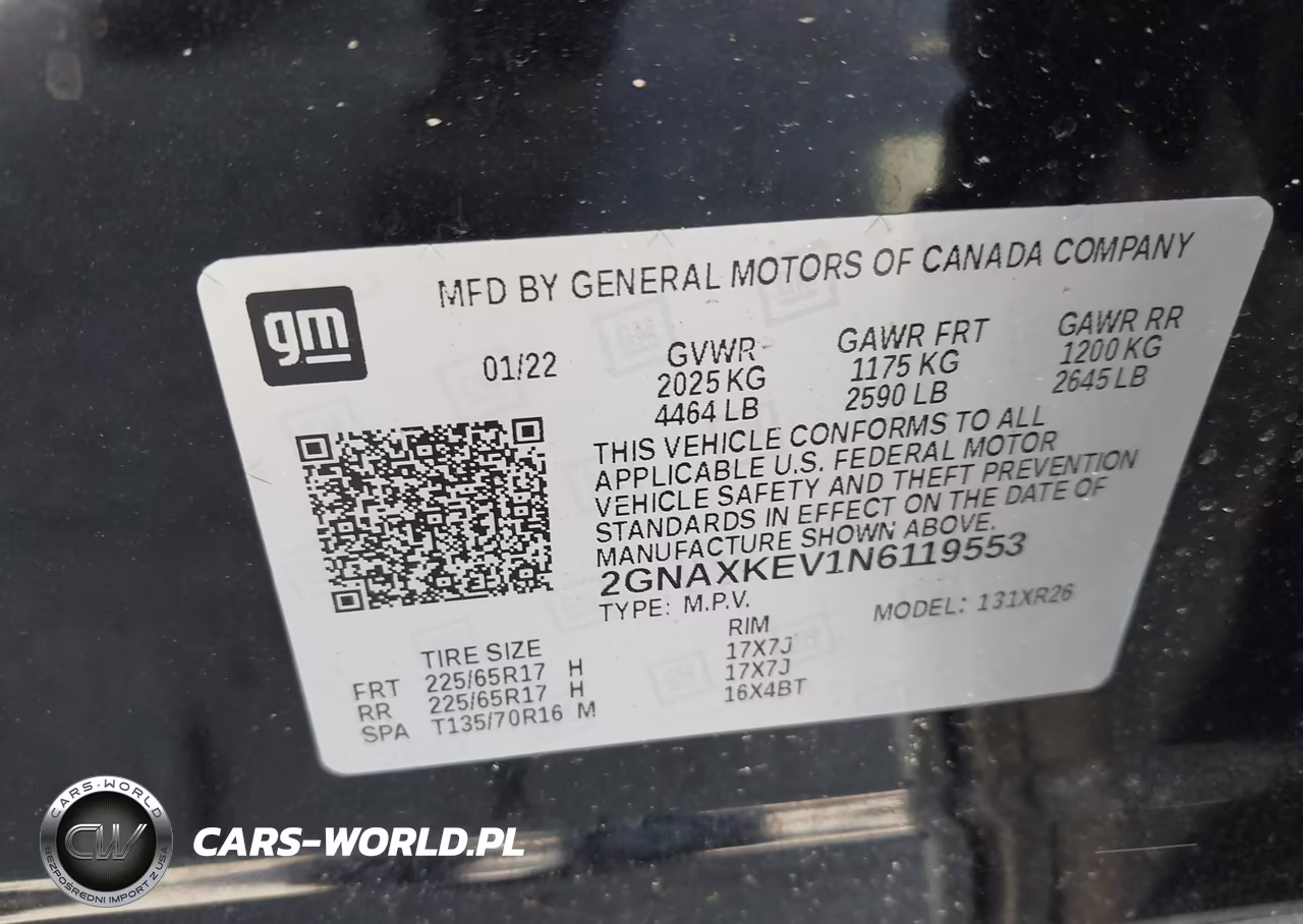 2022 Chevrolet Equinox Fwd Lt VIN:2GNAXKEV1N6119553 - 9