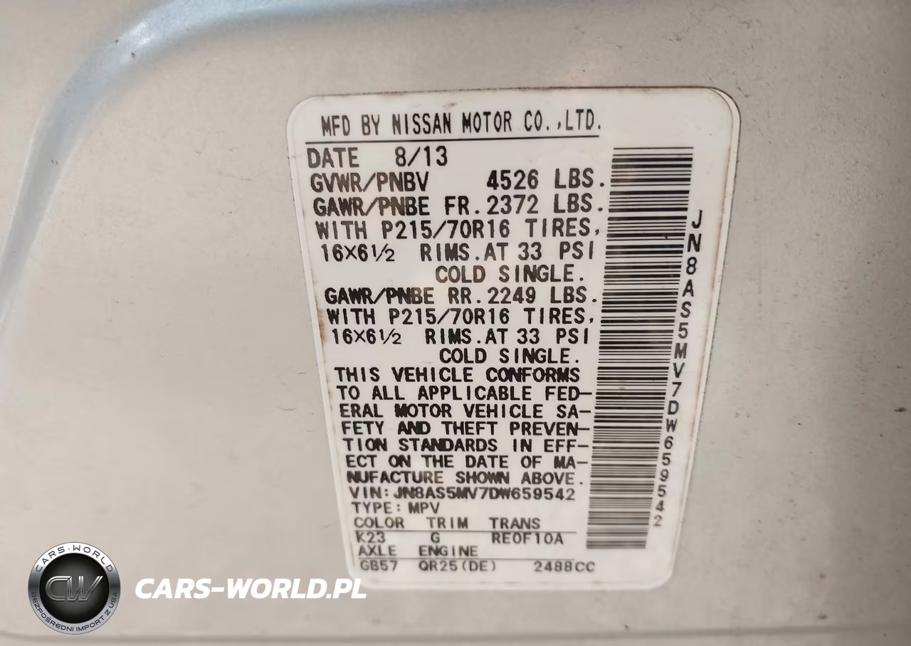 2013 Nissan Rogue S VIN:JN8AS5MV7DW659542 - 9