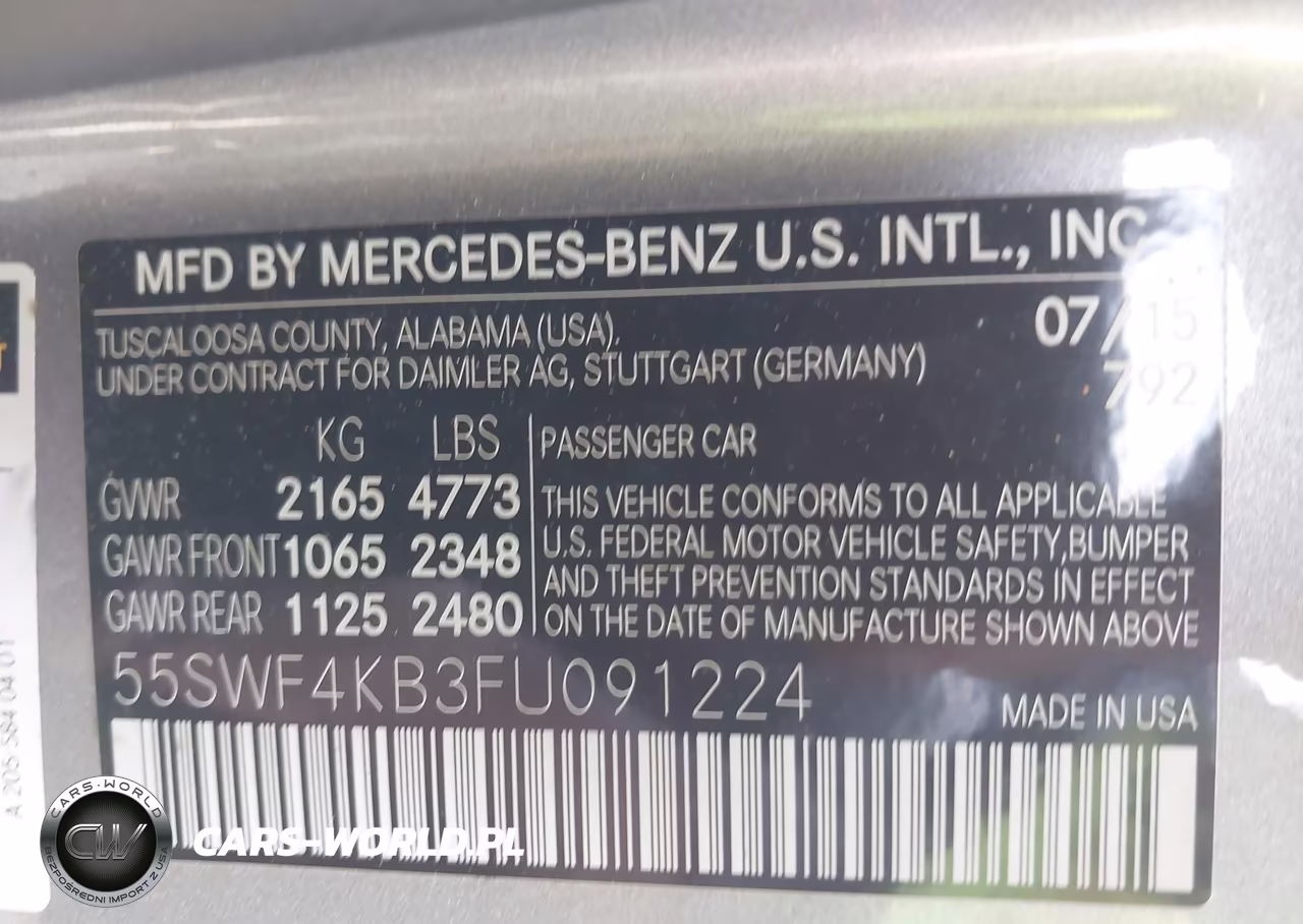 2015 Mercedes-Benz C 300 4Matic VIN:55SWF4KB3FU091224 - 9