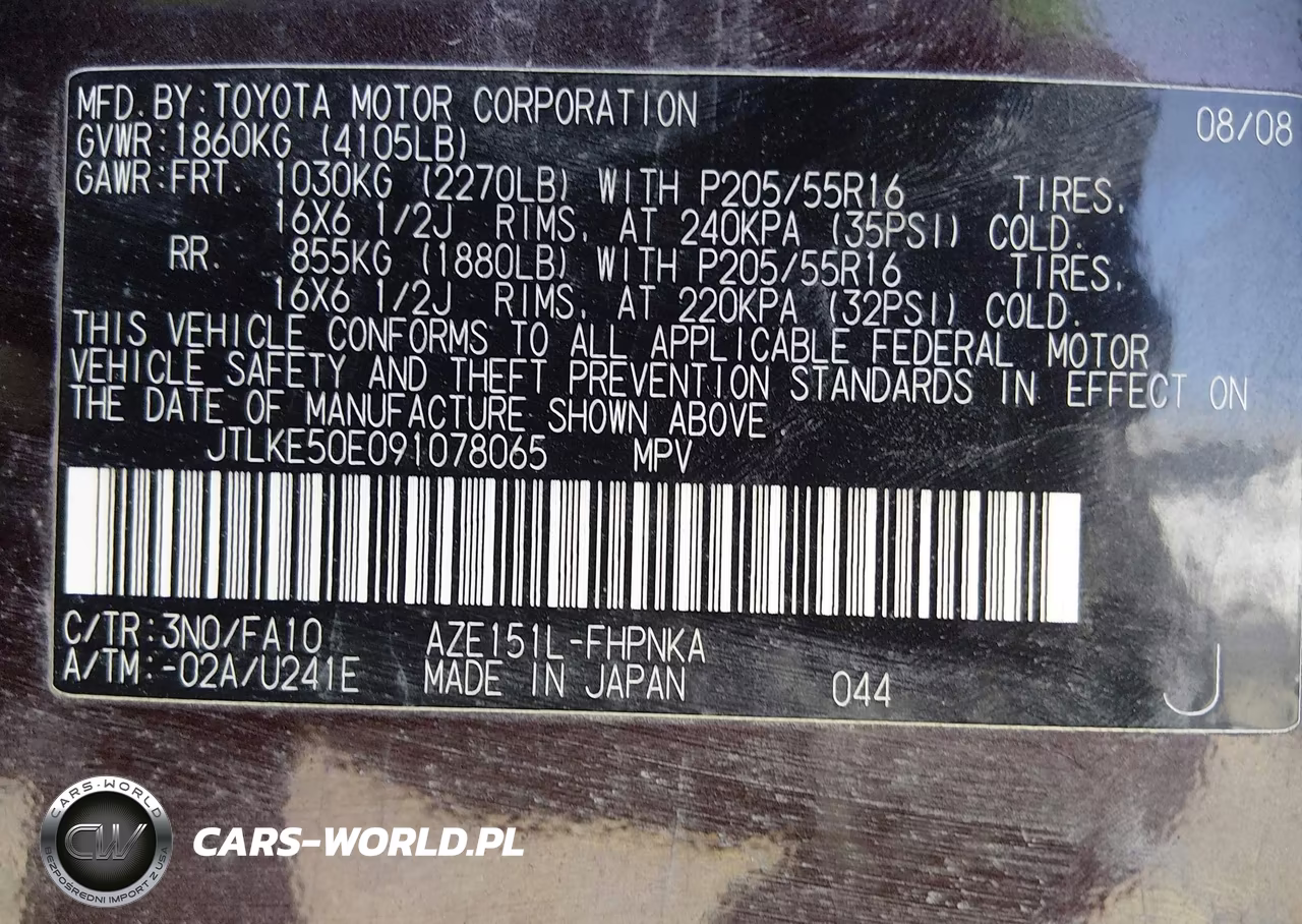 2009 Scion Xb VIN:JTLKE50E091078065 - 9