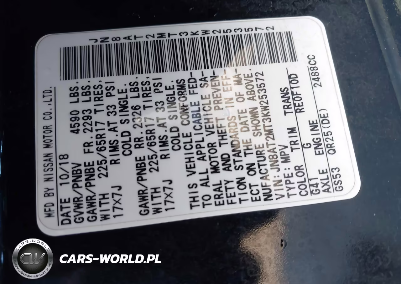 2019 Nissan Rogue S VIN:JN8AT2MT3KW253572 - 9
