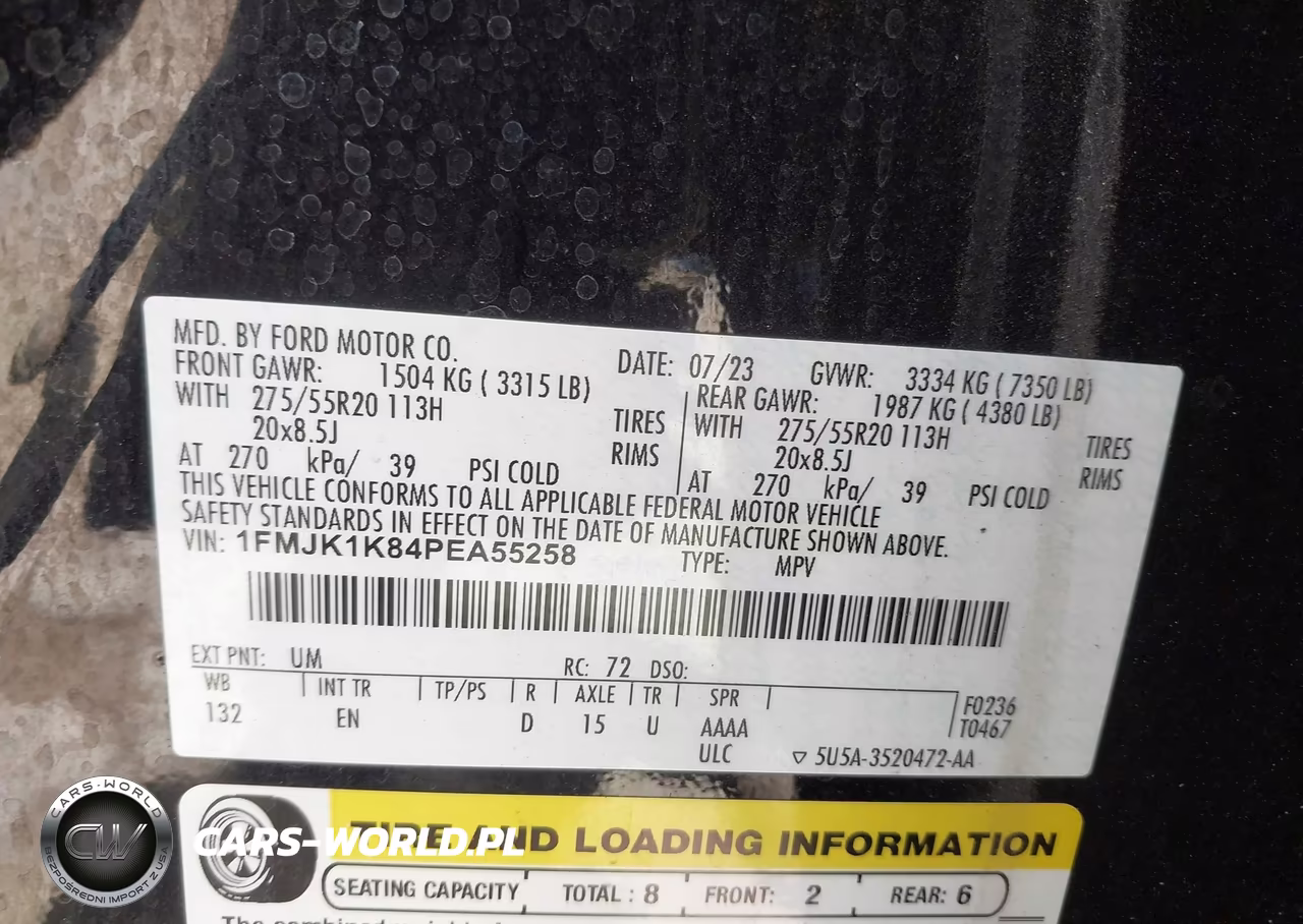 2023 Ford Expedition Limited Max VIN:1FMJK1K84PEA55258 - 9