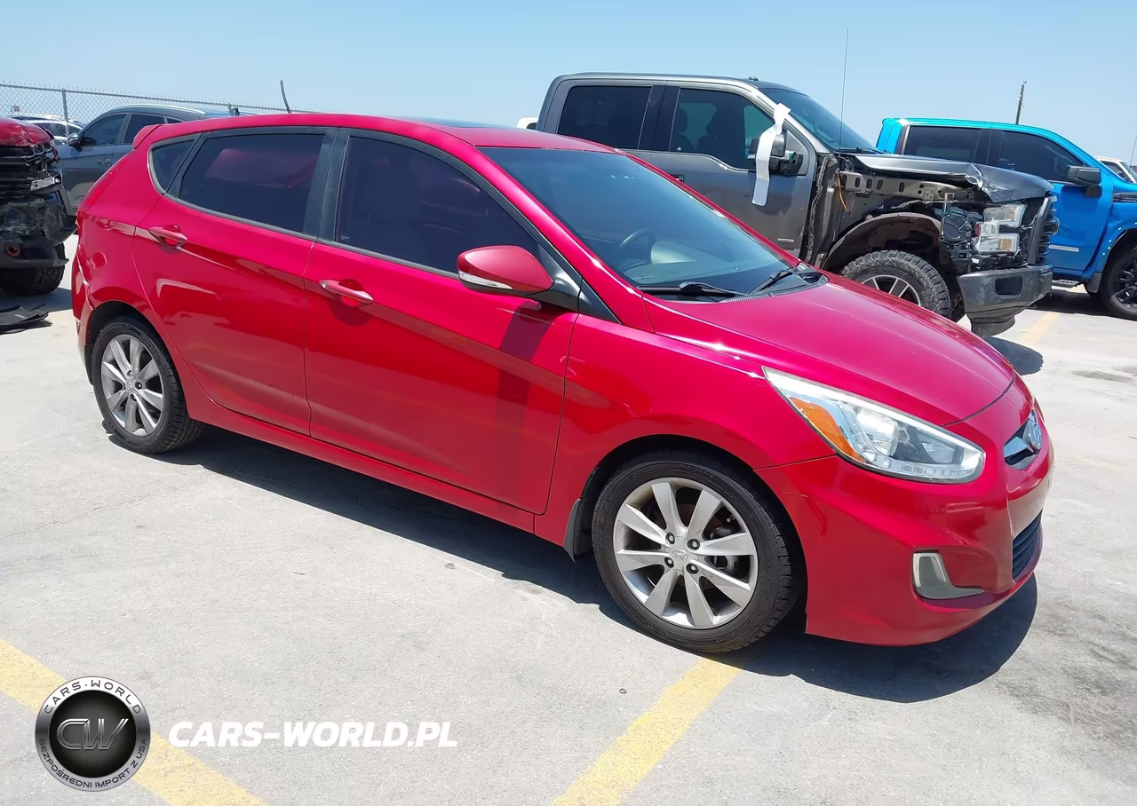 2014 Hyundai Accent Se VIN:KMHCU5AE1EU153037 - 1