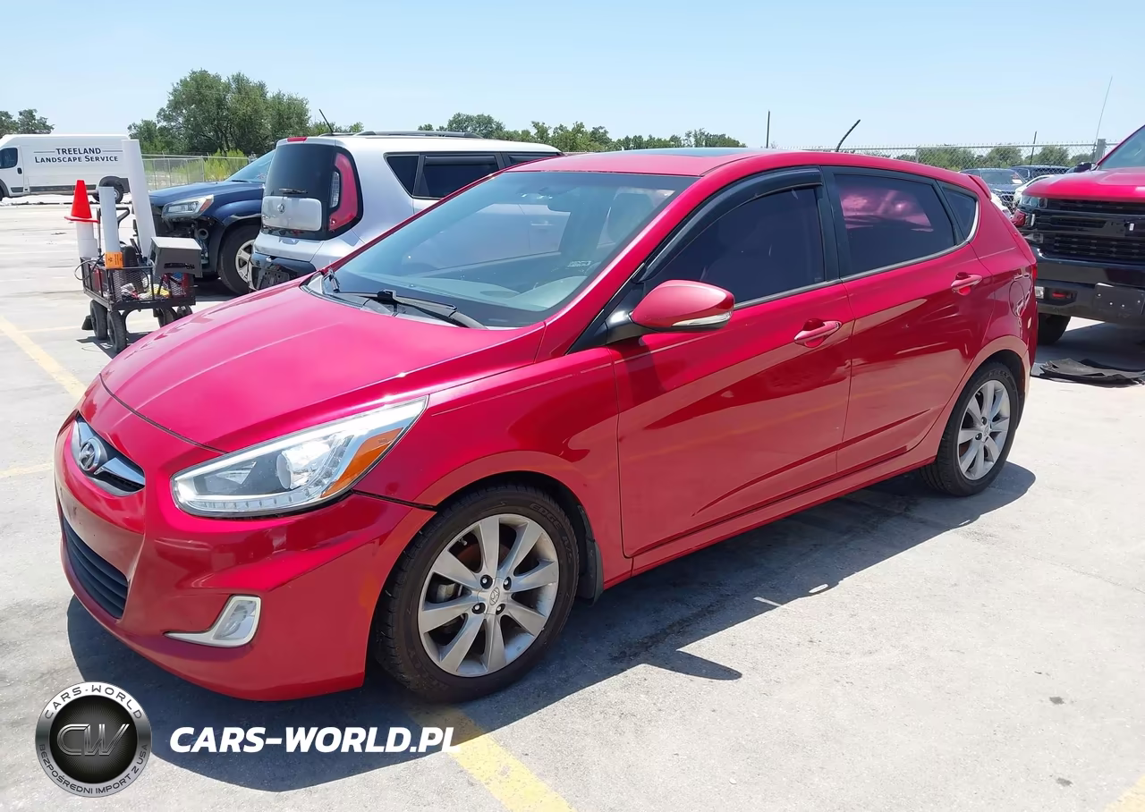 2014 Hyundai Accent Se VIN:KMHCU5AE1EU153037 - 2