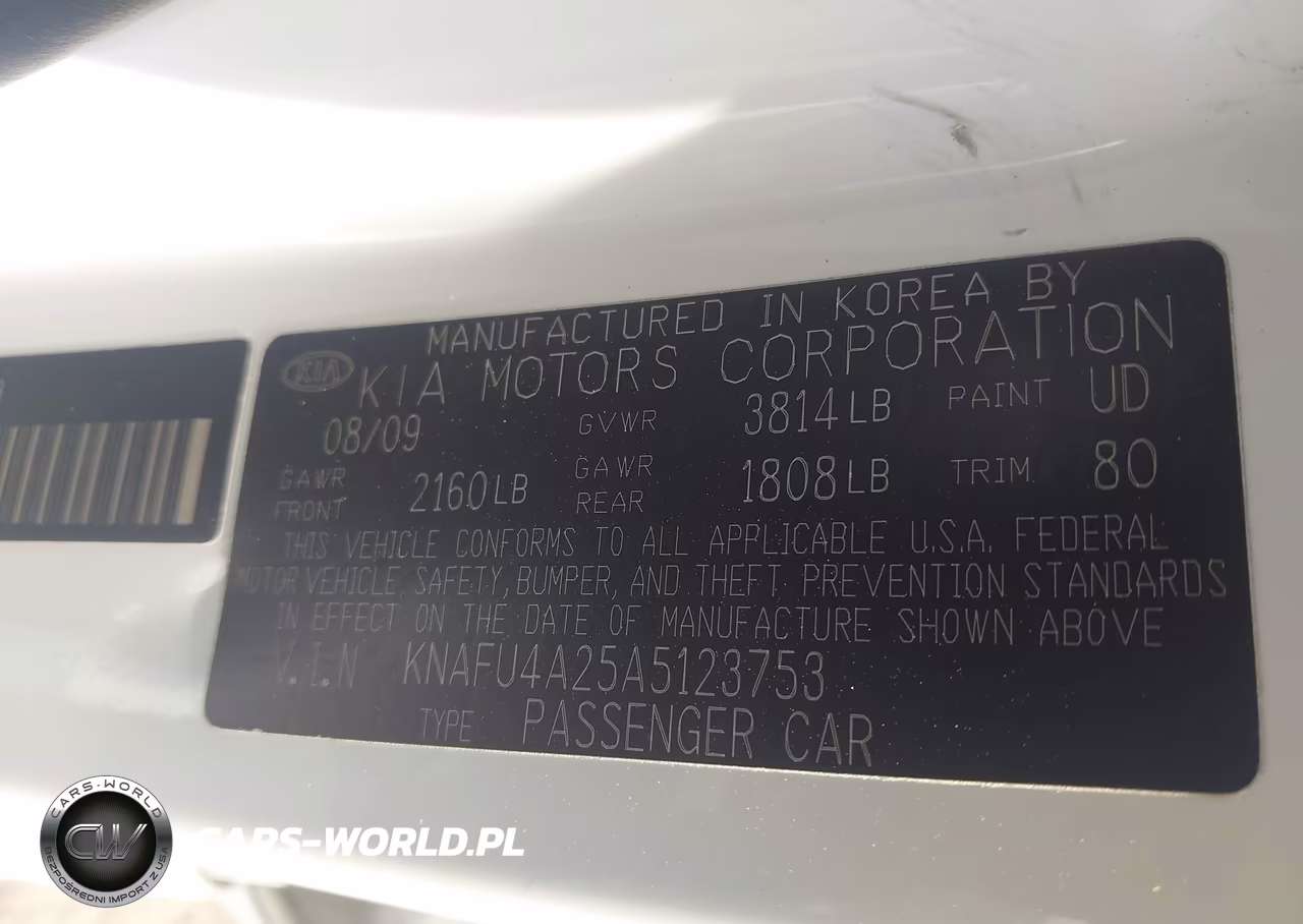 2010 Kia Forte Ex VIN:KNAFU4A25A5123753 - 9