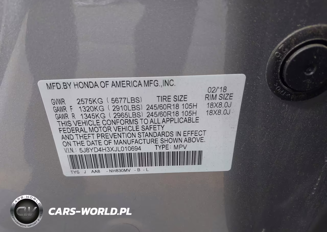 2018 Acura Mdx VIN:5J8YD4H3XJL010694 - 9