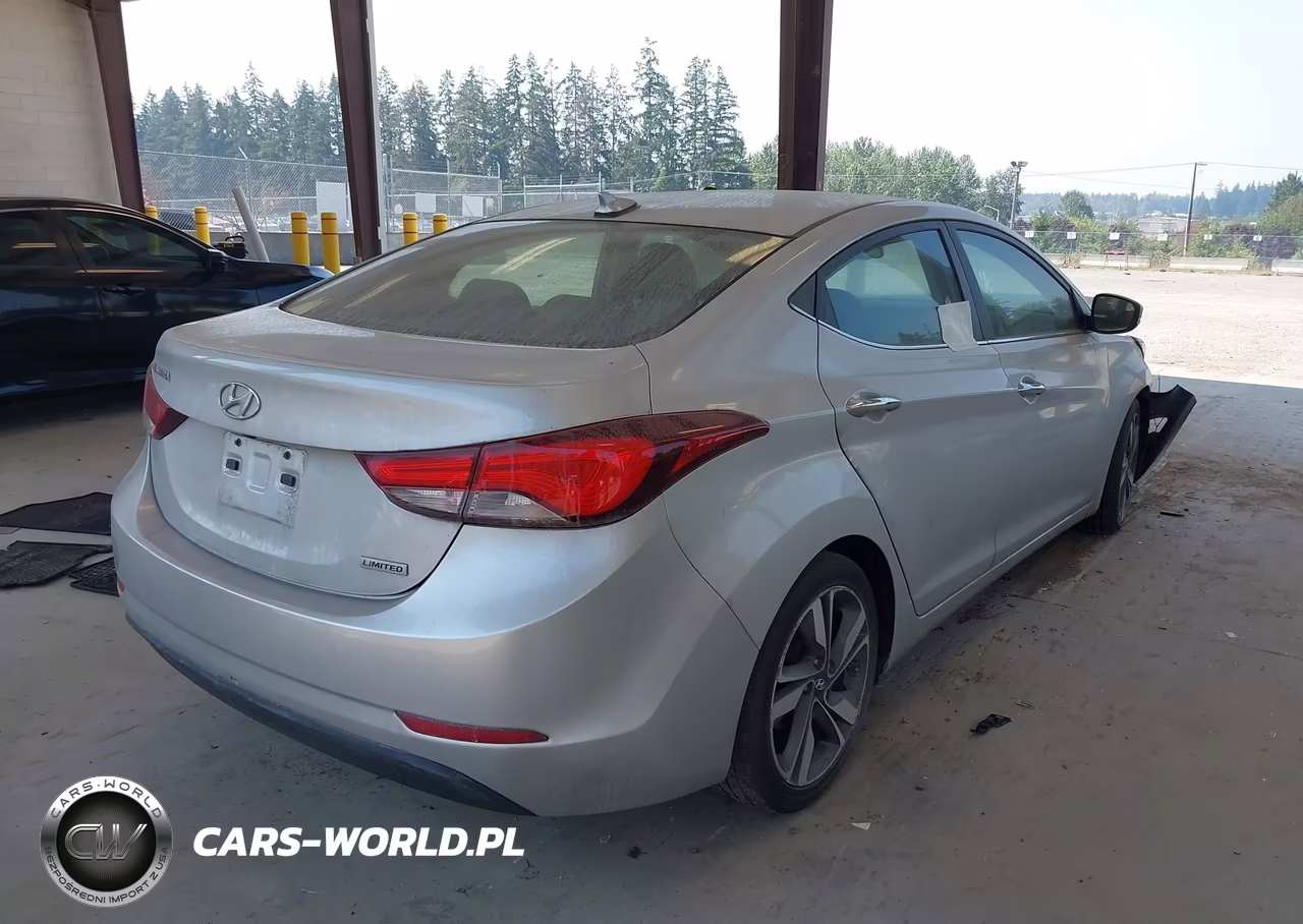 2015 Hyundai Elantra Limited VIN:KMHDH4AE9FU323097 - 4