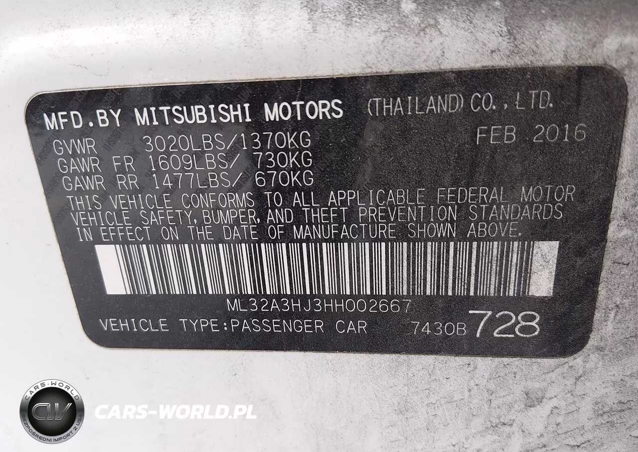 2017 Mitsubishi Mirage Es VIN:ML32A3HJ3HH002667 - 9