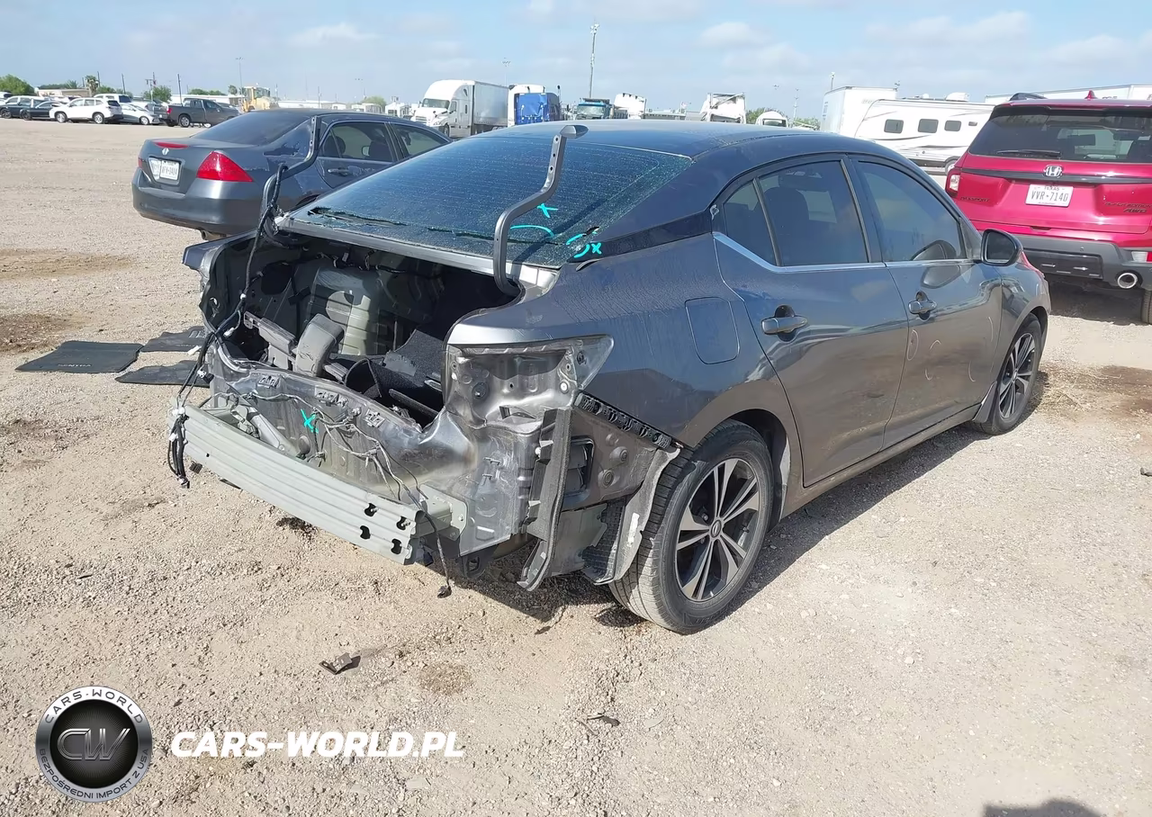 2021 Nissan Sentra Sv Xtronic Cvt VIN:3N1AB8CV2MY277204 - 4