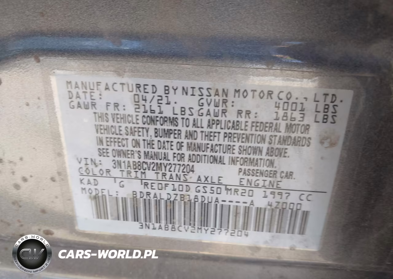 2021 Nissan Sentra Sv Xtronic Cvt VIN:3N1AB8CV2MY277204 - 9