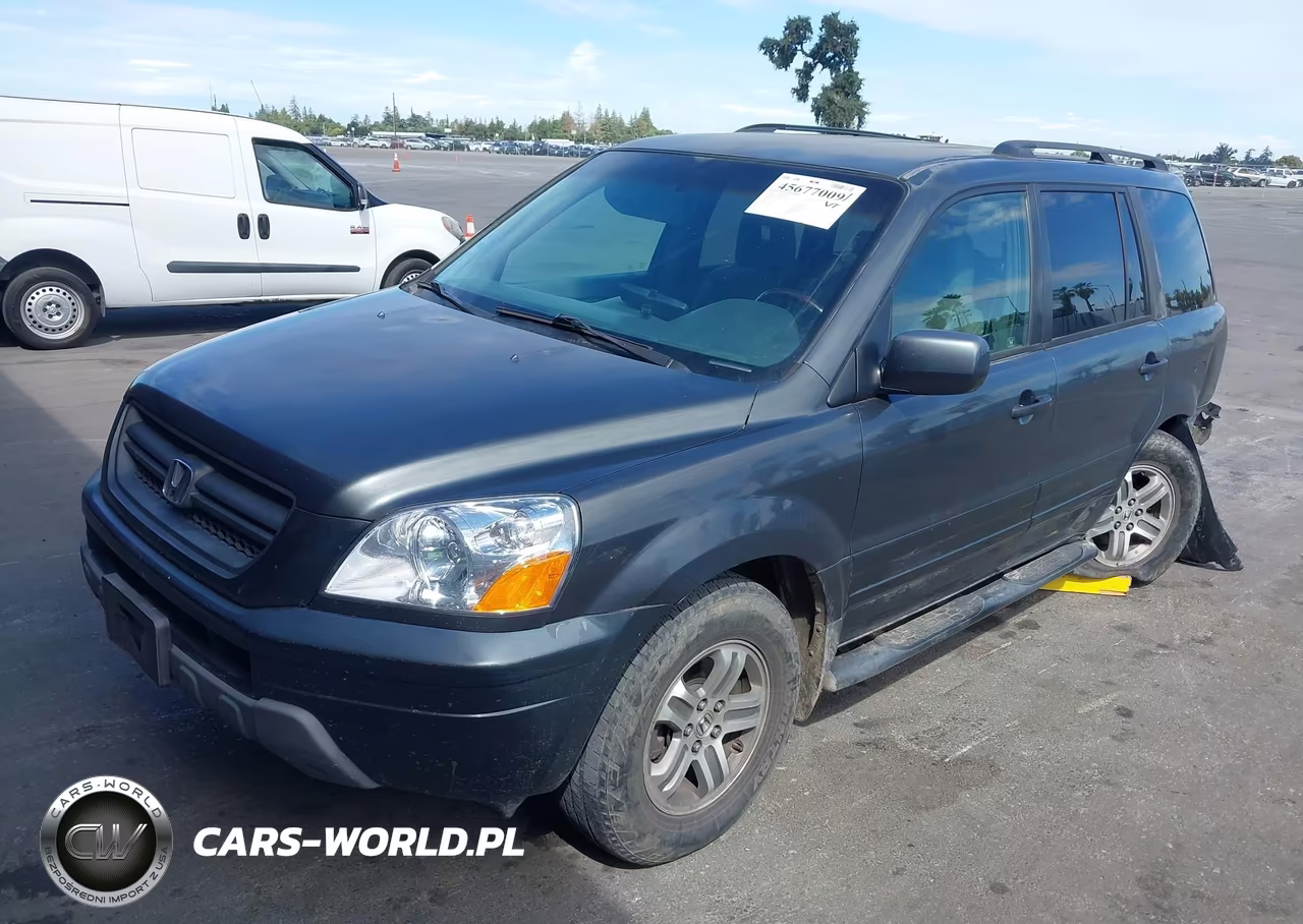 2003 Honda Pilot Ex-L VIN:2HKYF18673H529324 - 2