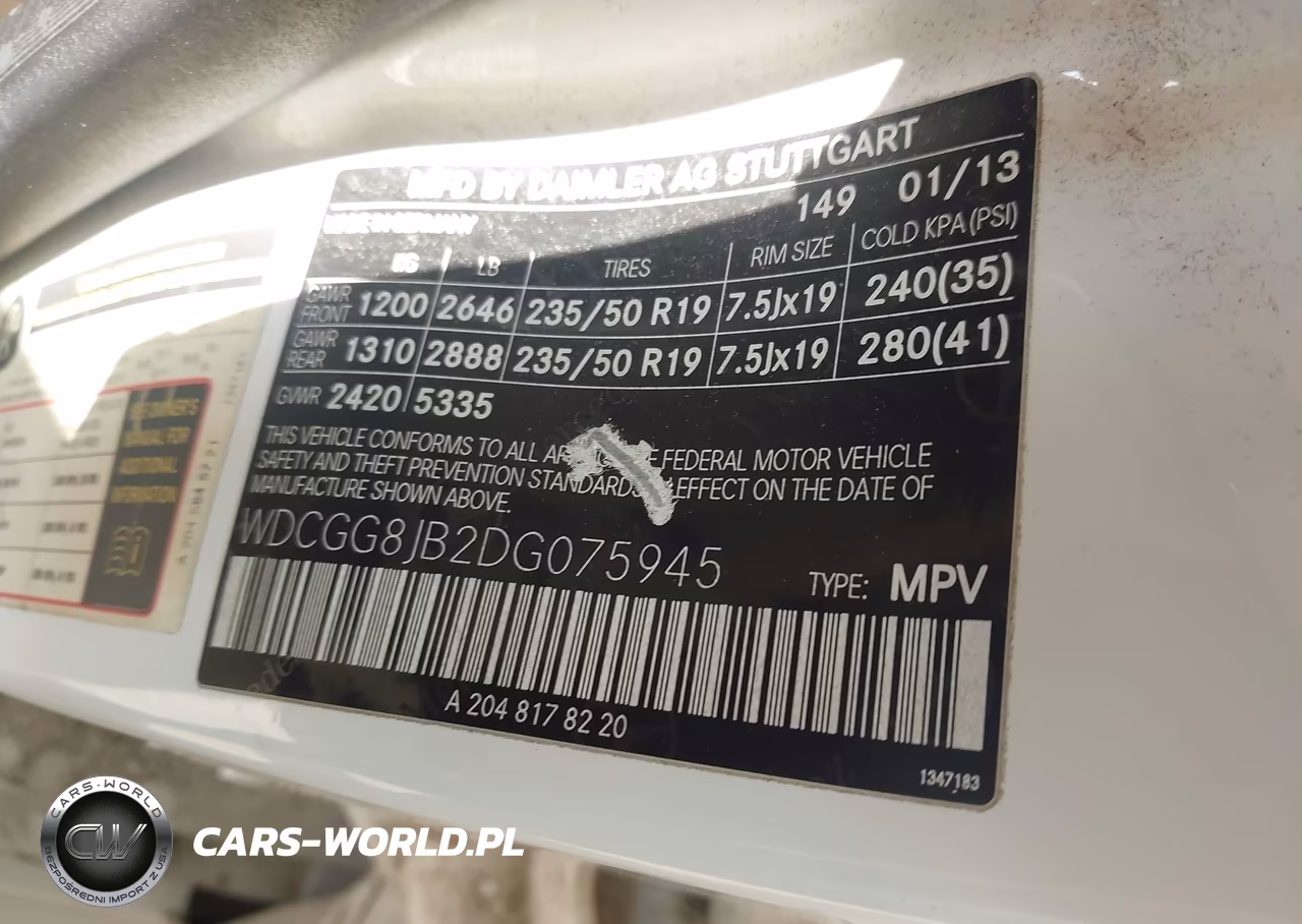 2013 Mercedes-Benz Glk 350 4Matic VIN:WDCGG8JB2DG075945 - 9