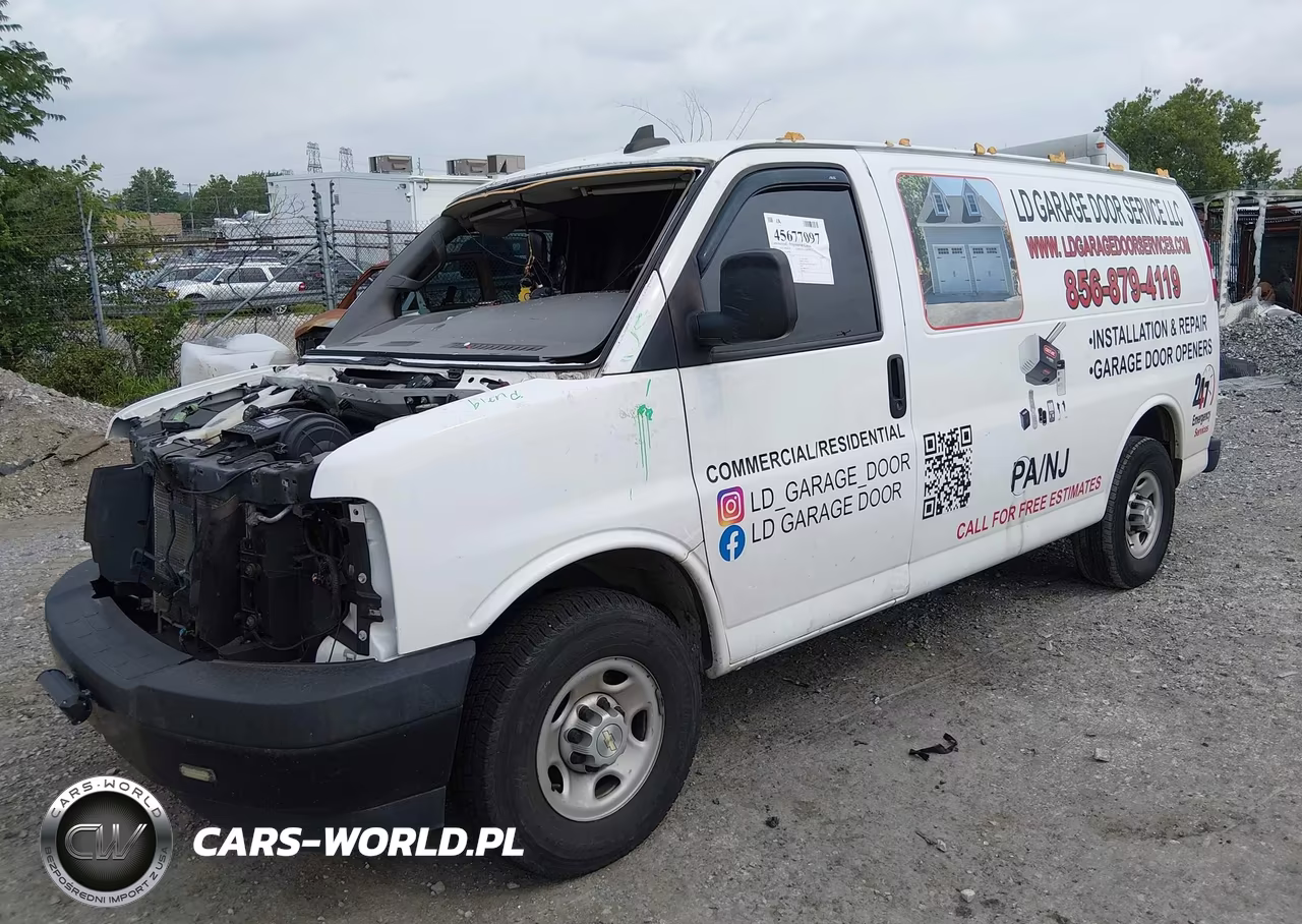 2020 Chevrolet Express Cargo Rwd 2500 Regular Wheelbase Wt VIN:1GCWGAFG3L1269768 - 2