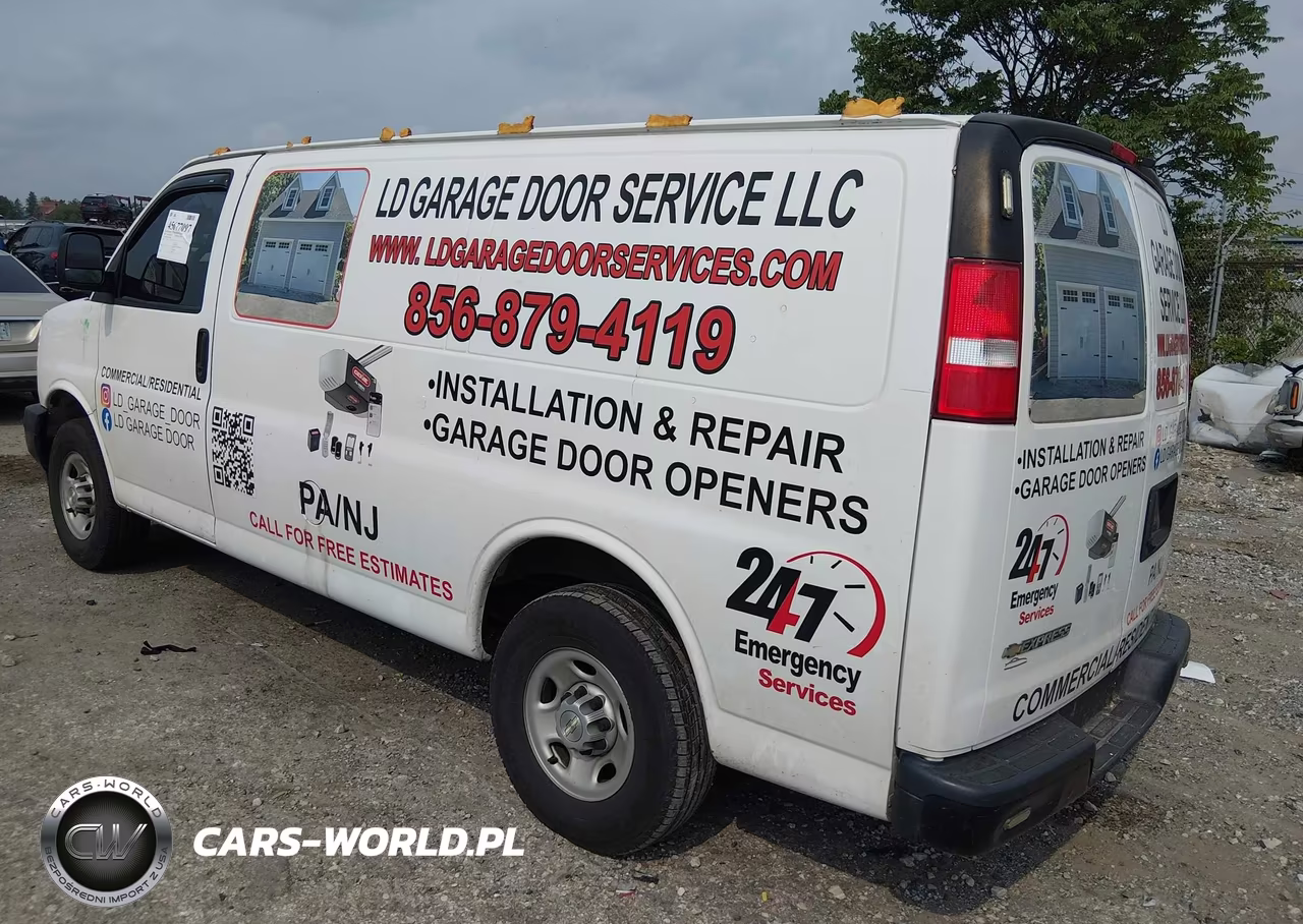 2020 Chevrolet Express Cargo Rwd 2500 Regular Wheelbase Wt VIN:1GCWGAFG3L1269768 - 3