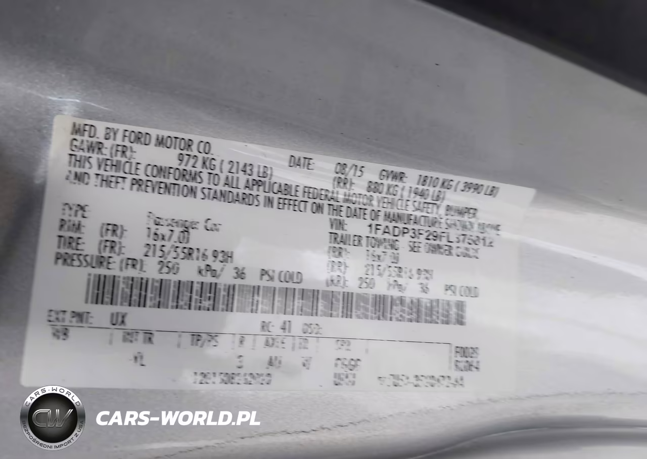 2015 Ford Focus Se VIN:1FADP3F29FL375812 - 9