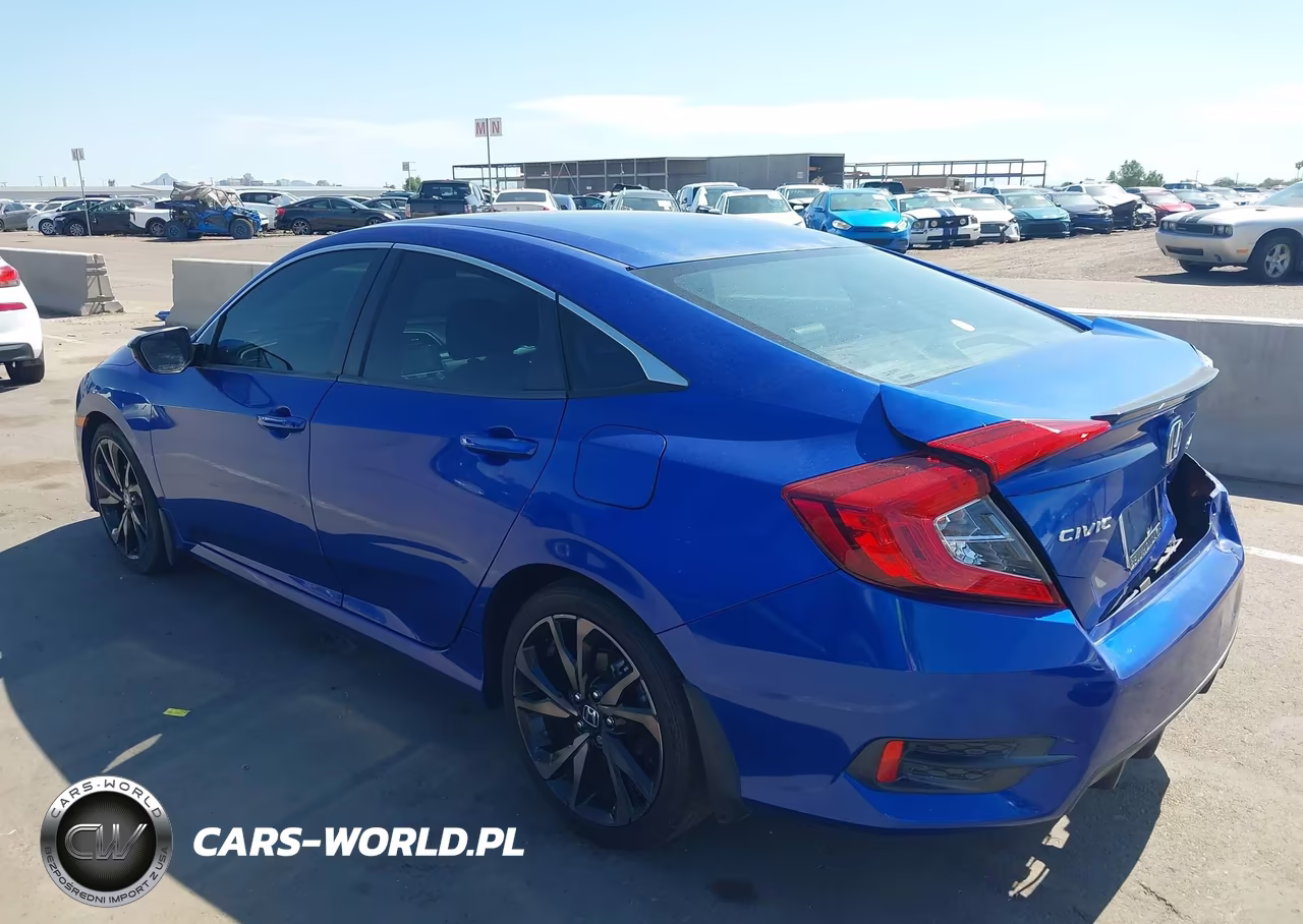 2019 Honda Civic Sport VIN:2HGFC2F88KH503964 - 3