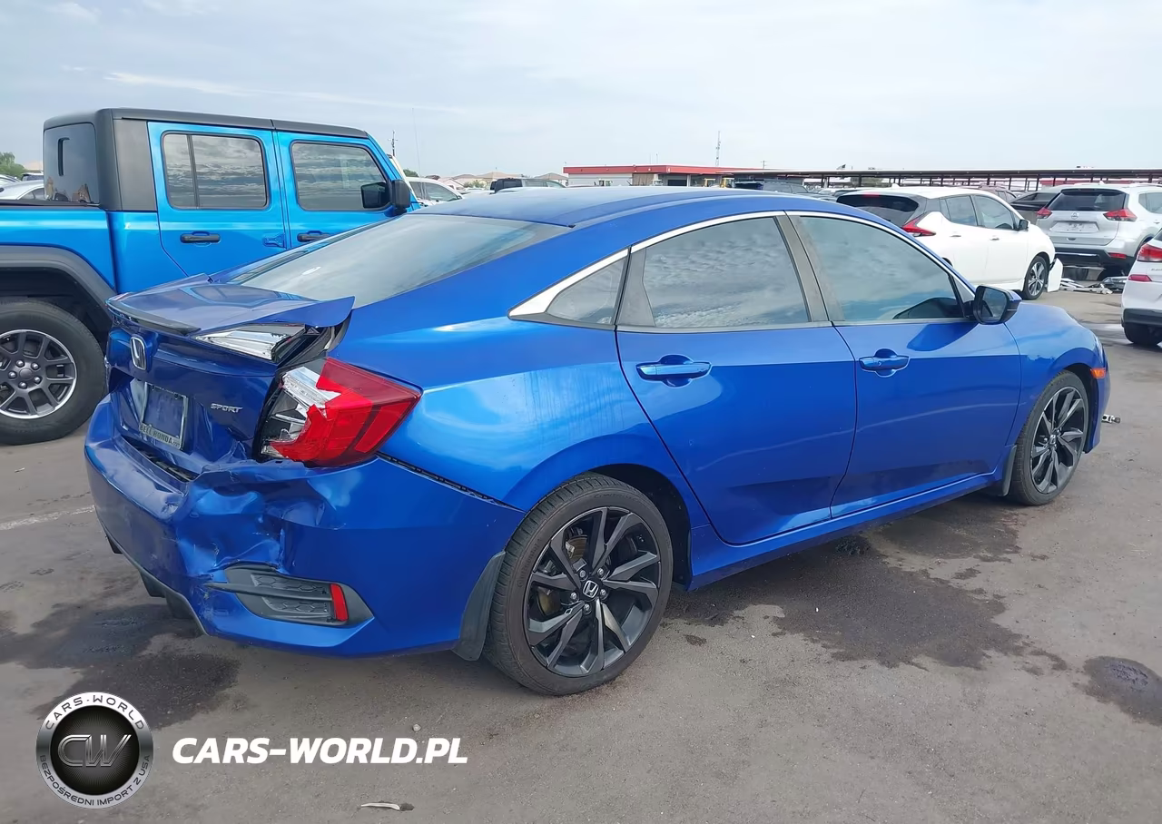 2019 Honda Civic Sport VIN:2HGFC2F88KH503964 - 4