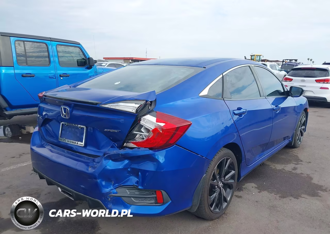 2019 Honda Civic Sport VIN:2HGFC2F88KH503964 - 6