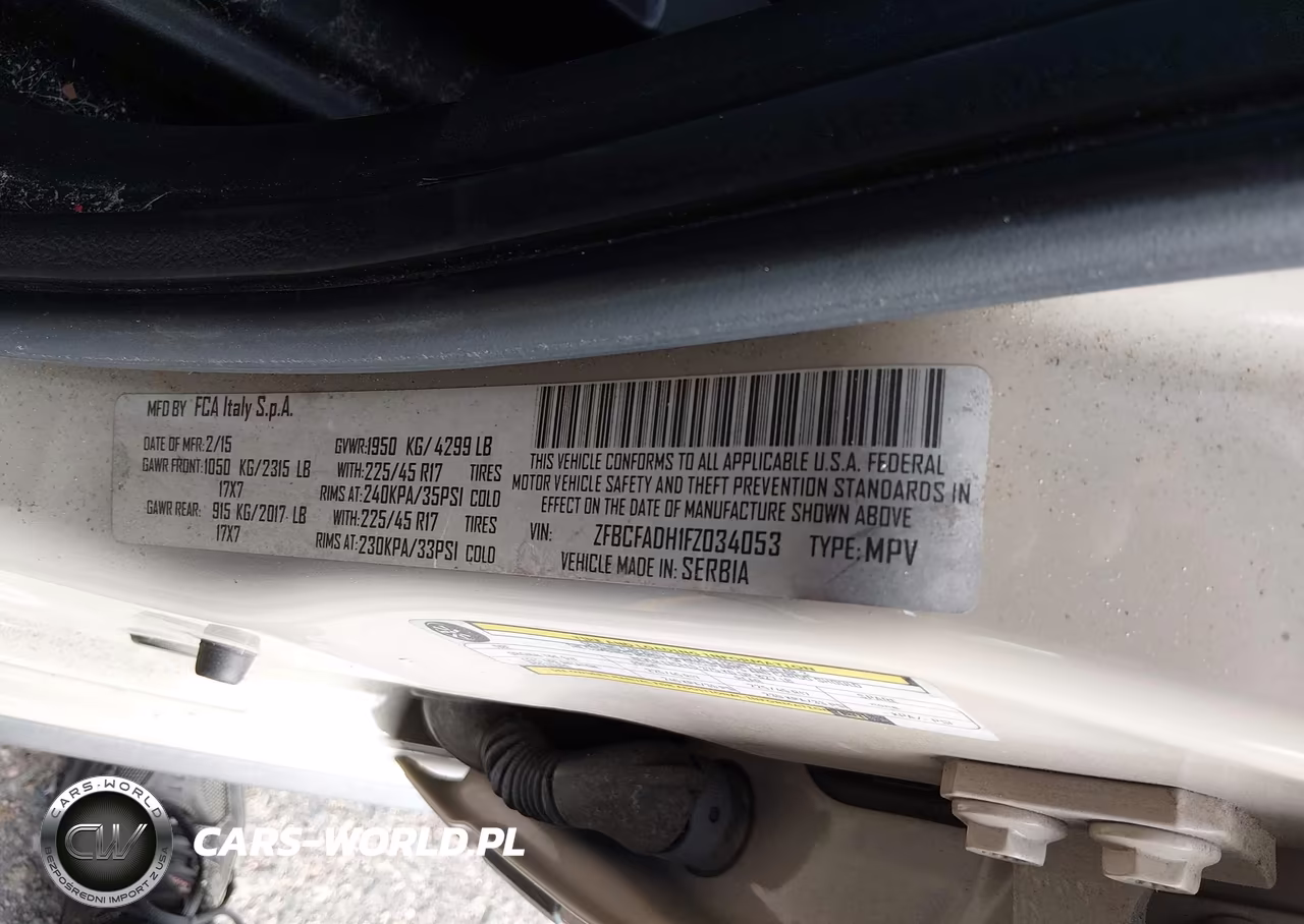 2015 Fiat 500L Trekking VIN:ZFBCFADH1FZ034053 - 9