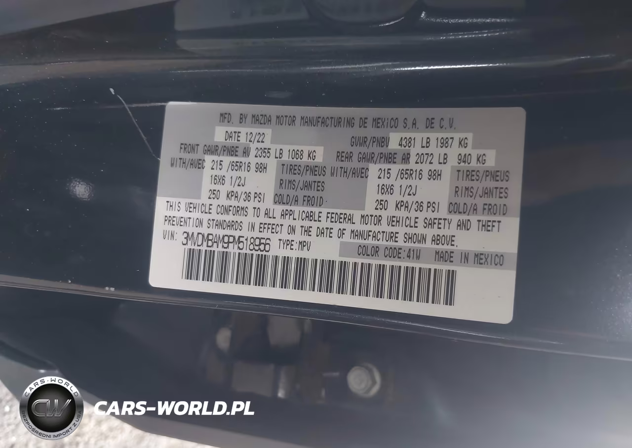 2023 Mazda Cx-30 2.5 S VIN:3MVDMBAM9PM518956 - 9