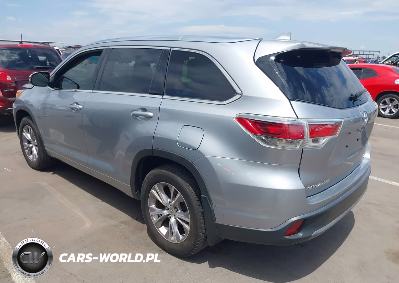 2014 Toyota Highlander Xle V6 VIN:5TDJKRFH7ES007659 - 3