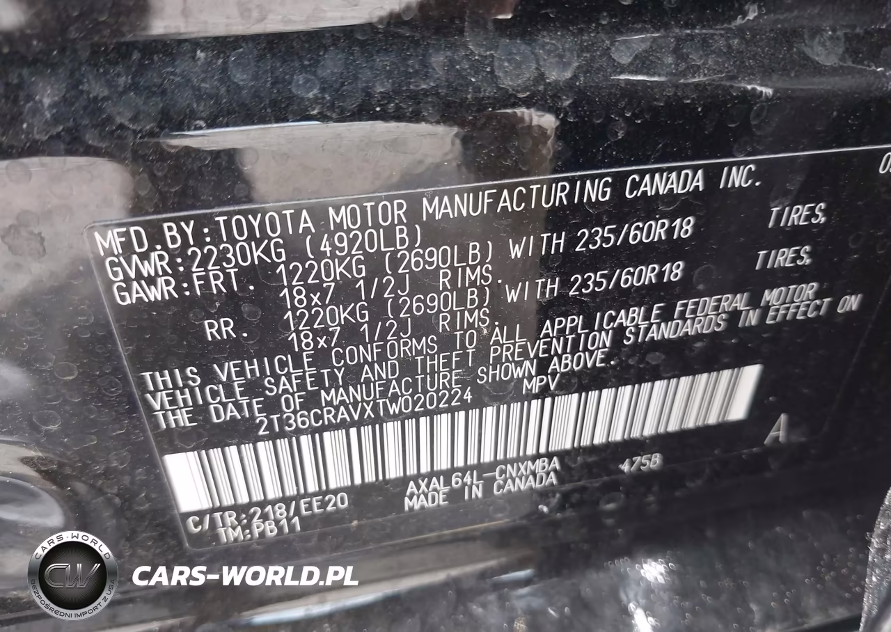 2026 Toyota Rav4 Xle Premium VIN:2T36CRAVXTW020224 - 9