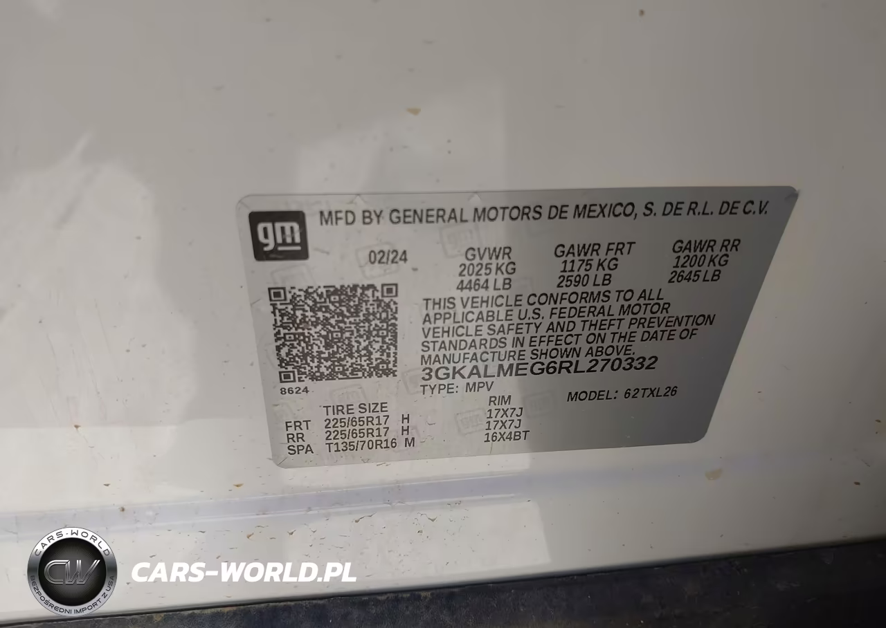 2024 GMC Terrain Fwd Sle VIN:3GKALMEG6RL270332 - 9