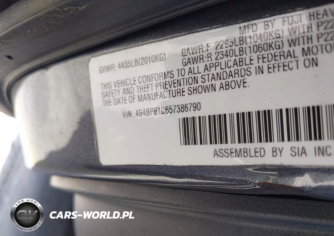 2009 Subaru Outback 2.5I VIN:4S4BP61C197317902 - 9