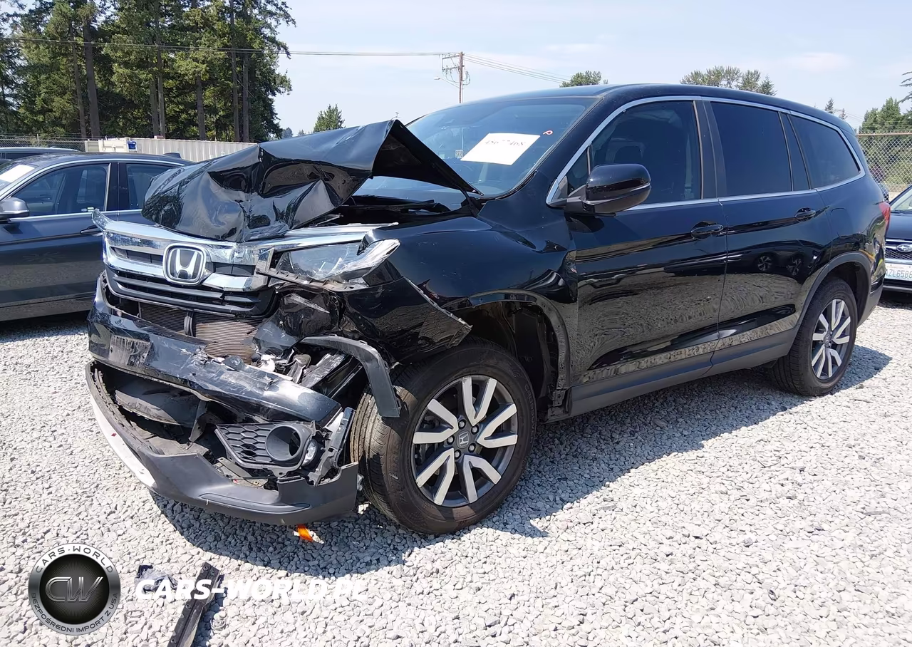 2021 Honda Pilot Awd Ex-L VIN:5FNYF6H55MB097949 - 2
