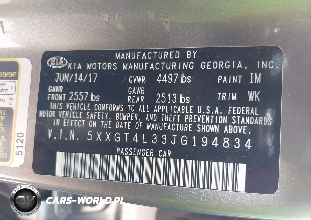 2018 Kia Optima Lx VIN:5XXGT4L33JG194834 - 9