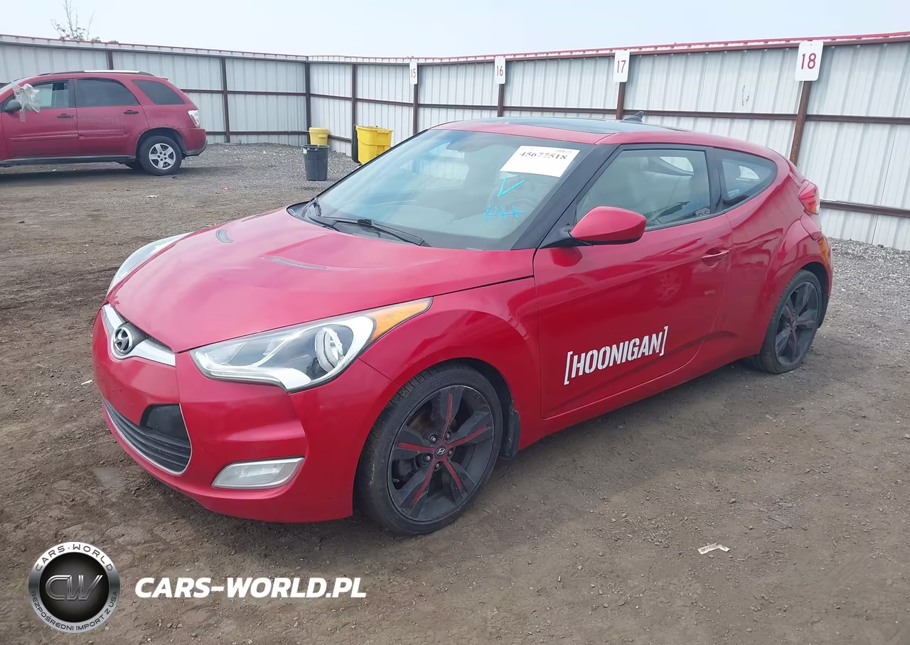 2013 Hyundai Veloster Base W-Gray VIN:KMHTC6AD7DU103077 - 2