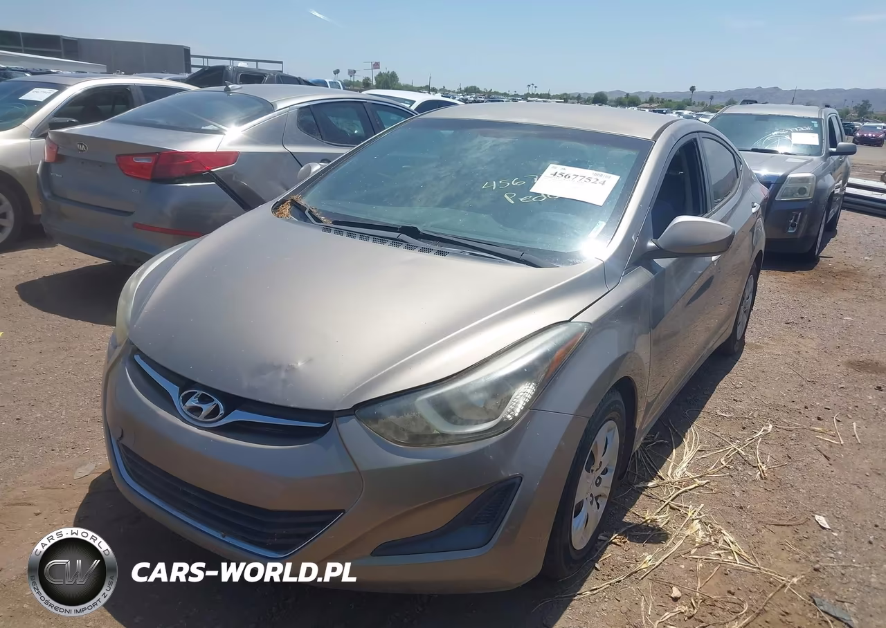 2016 Hyundai Elantra Se VIN:5NPDH4AE1GH721503 - 2