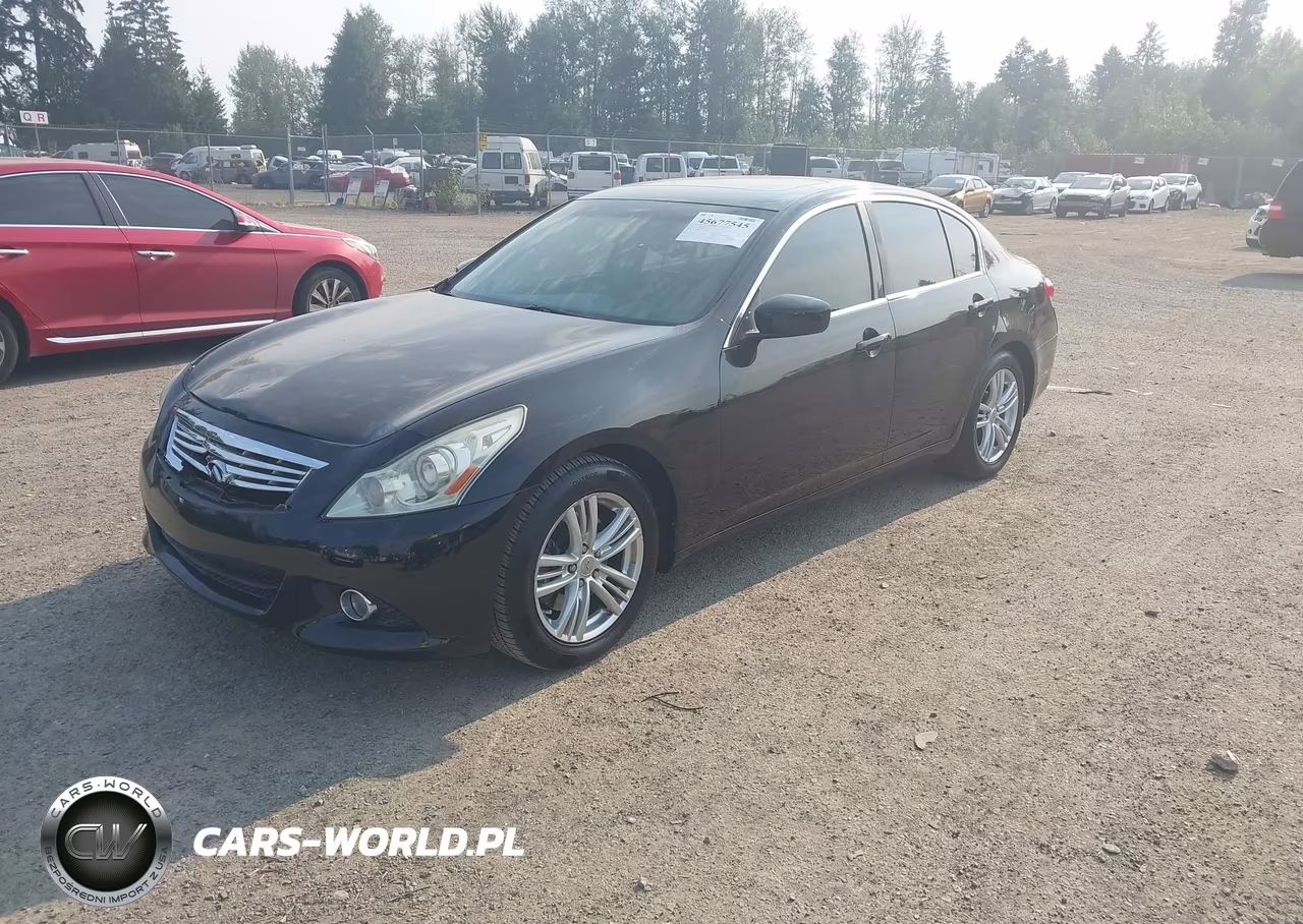 2011 Infiniti G25 Journey VIN:JN1DV6APXBM830582 - 2