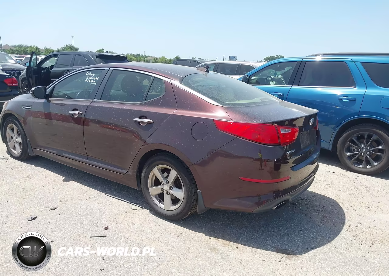 2014 Kia Optima Lx VIN:5XXGM4A73EG291797 - 3