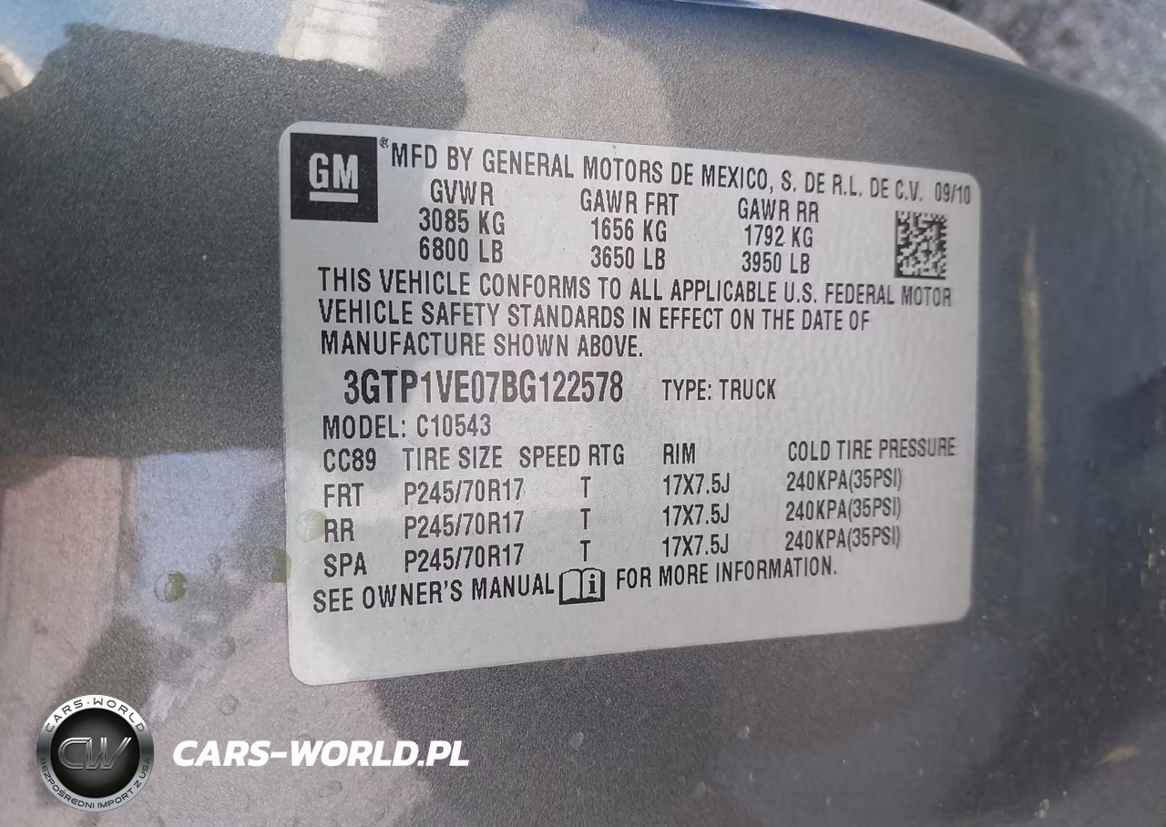 2011 GMC Sierra 1500 Sle VIN:3GTP1VE07BG122578 - 9