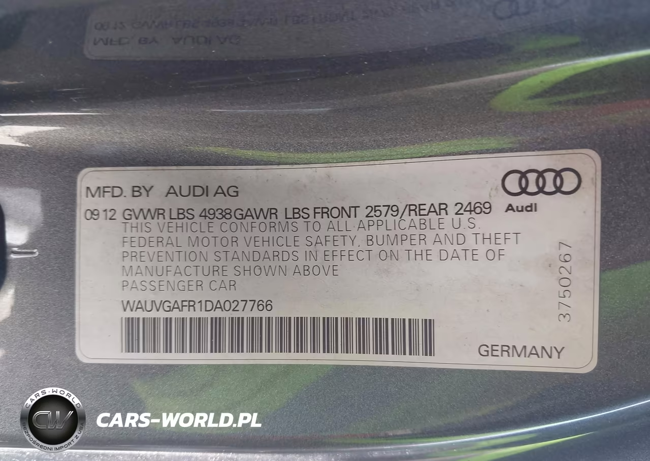 2013 Audi S5 3.0T Premium Plus VIN:WAUVGAFR1DA027766 - 9