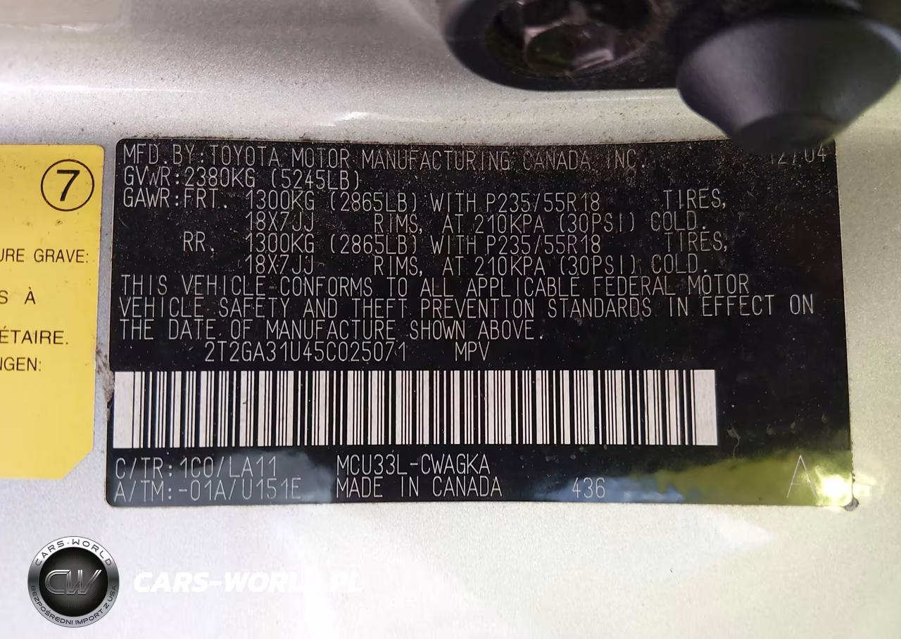 2005 Lexus Rx 330 VIN:2T2GA31U45C025071 - 9