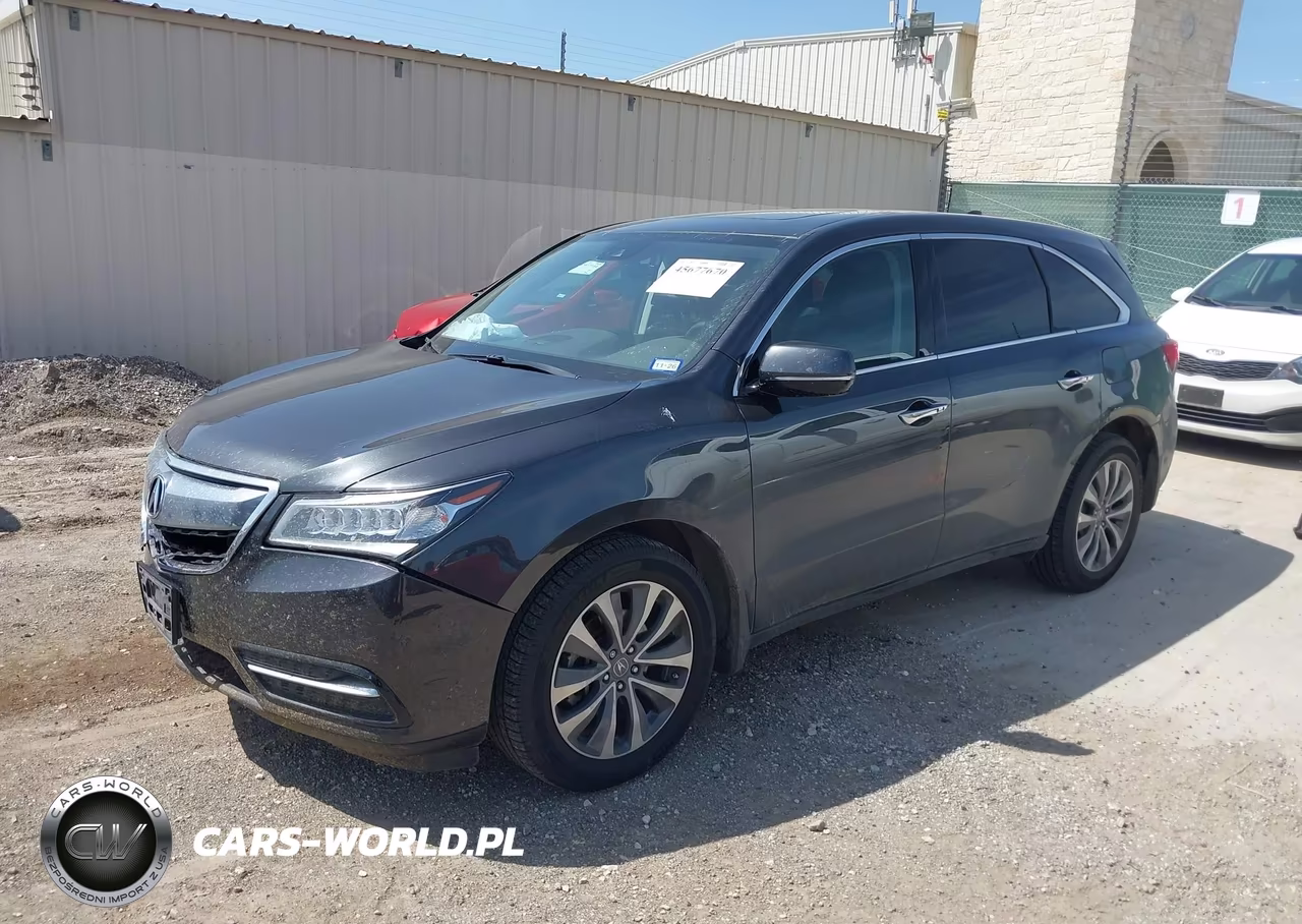 2016 Acura Mdx Technology Entertainment Packages-Technology, Entertainment Acurawatch Plus Packages VIN:5FRYD4H63GB040218 - 2