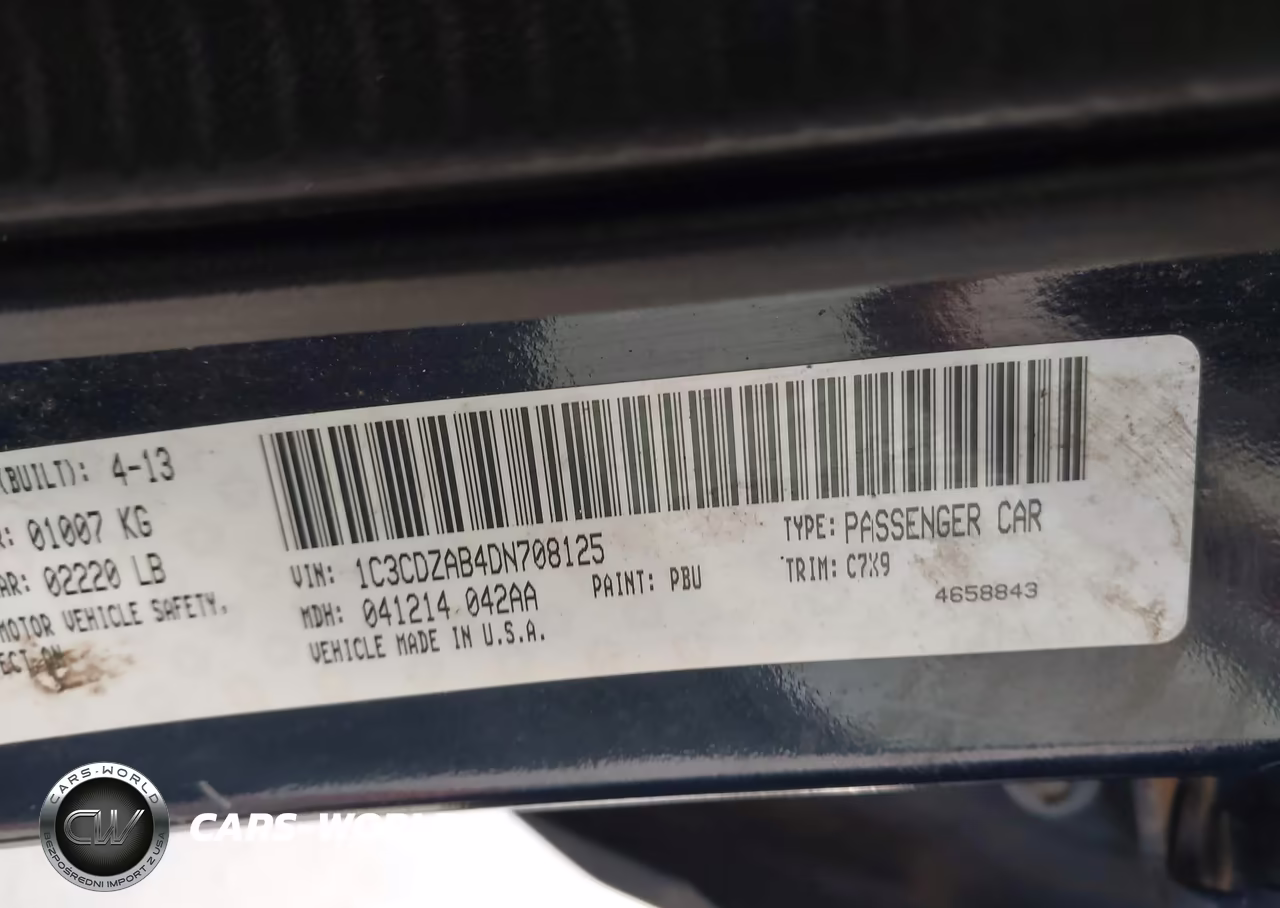2013 Dodge Avenger Se VIN:1C3CDZAB4DN708125 - 9