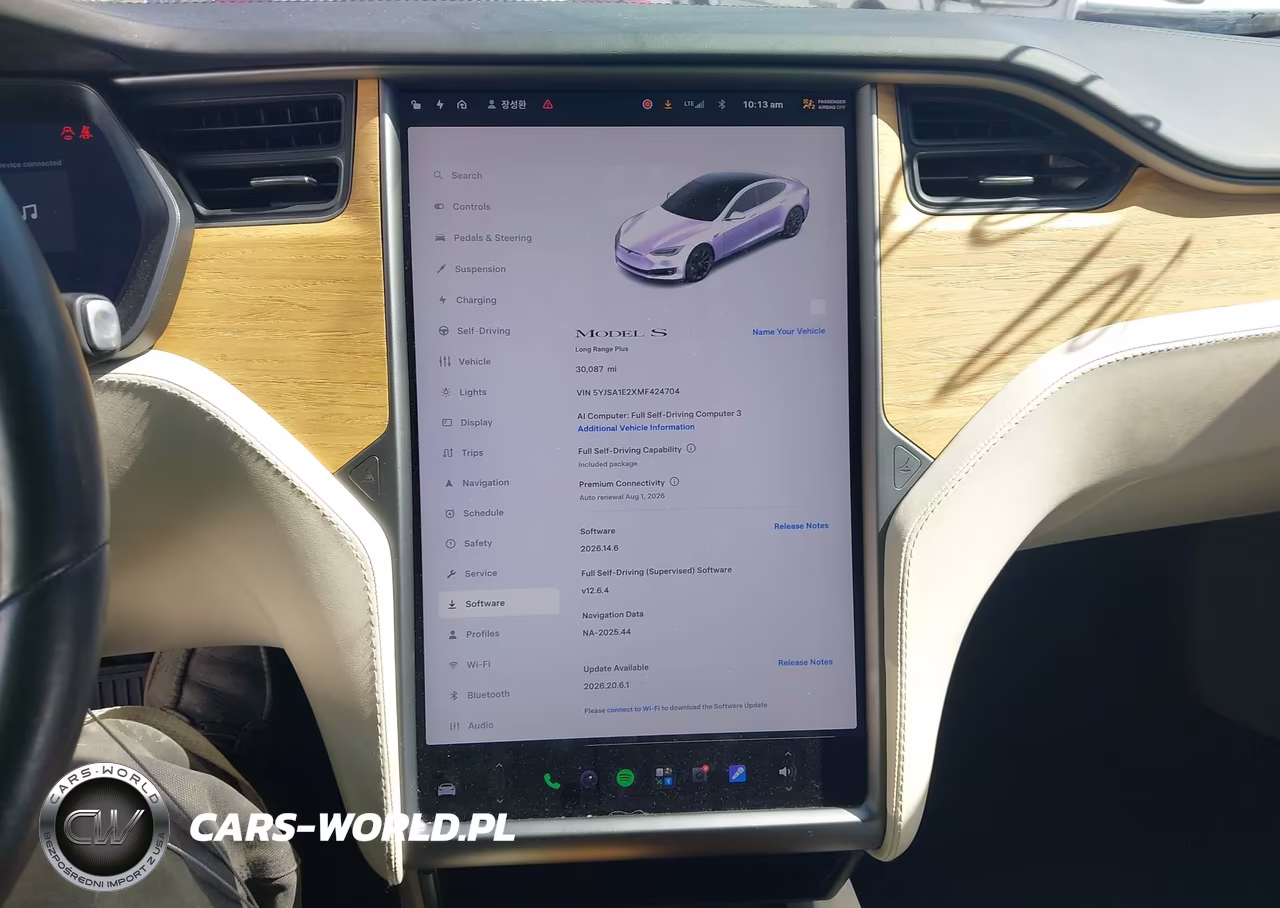 2021 Tesla Model S Long Range Dual Motor All-Wheel Drive-Long Range Plus Dual Motor All-Wheel Drive VIN:5YJSA1E2XMF424704 - 19
