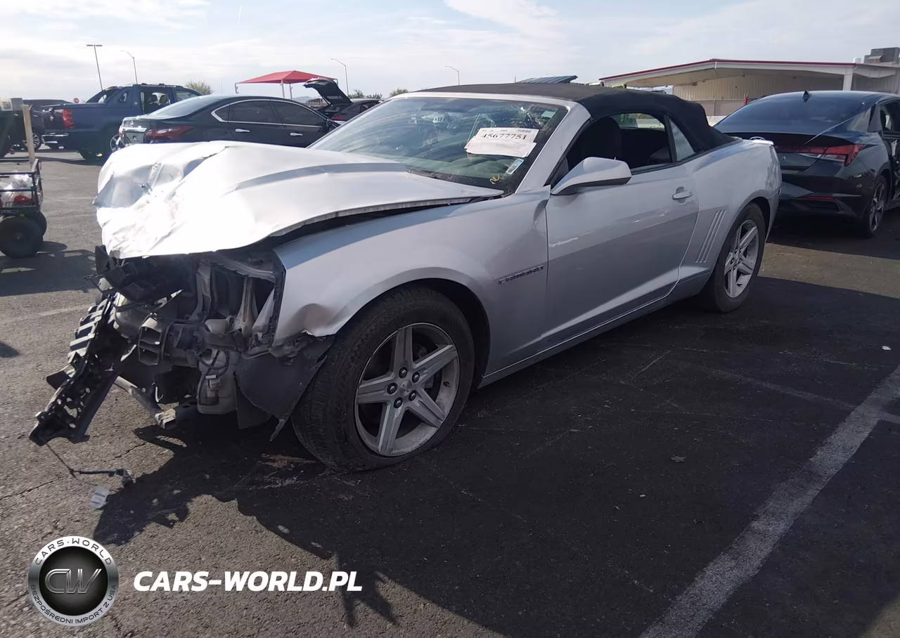 2012 Chevrolet Camaro 1Lt VIN:2G1FF3D34C9100393 - 2