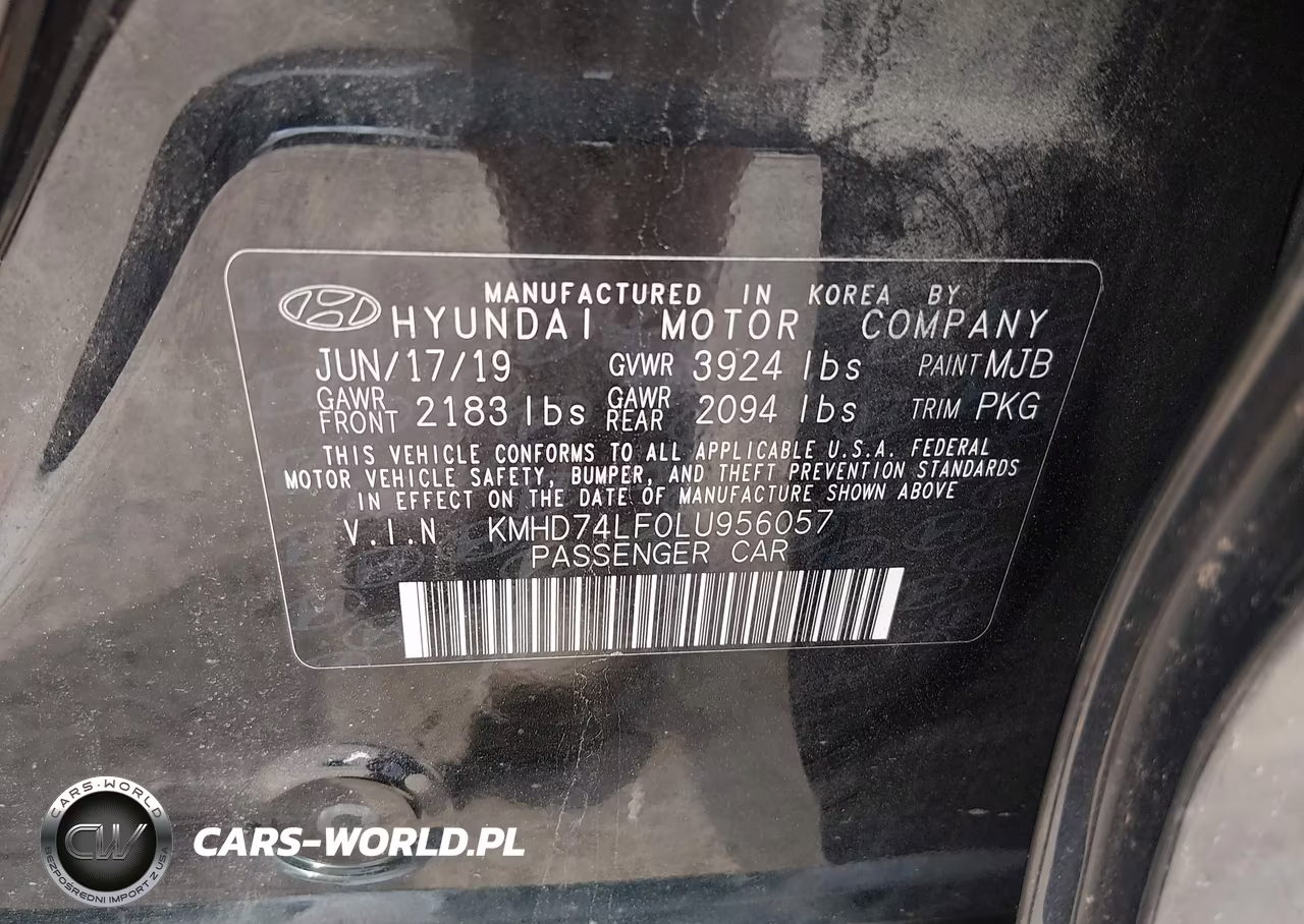 2020 Hyundai Elantra Se VIN:KMHD74LF0LU956057 - 9
