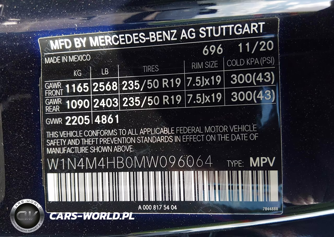 2021 Mercedes-Benz Glb 250 4Matic VIN:W1N4M4HB0MW096064 - 9