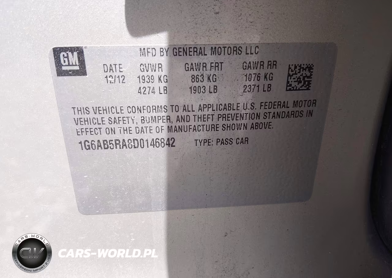 2013 Cadillac Ats Luxury VIN:1G6AB5RA8D0146842 - 9
