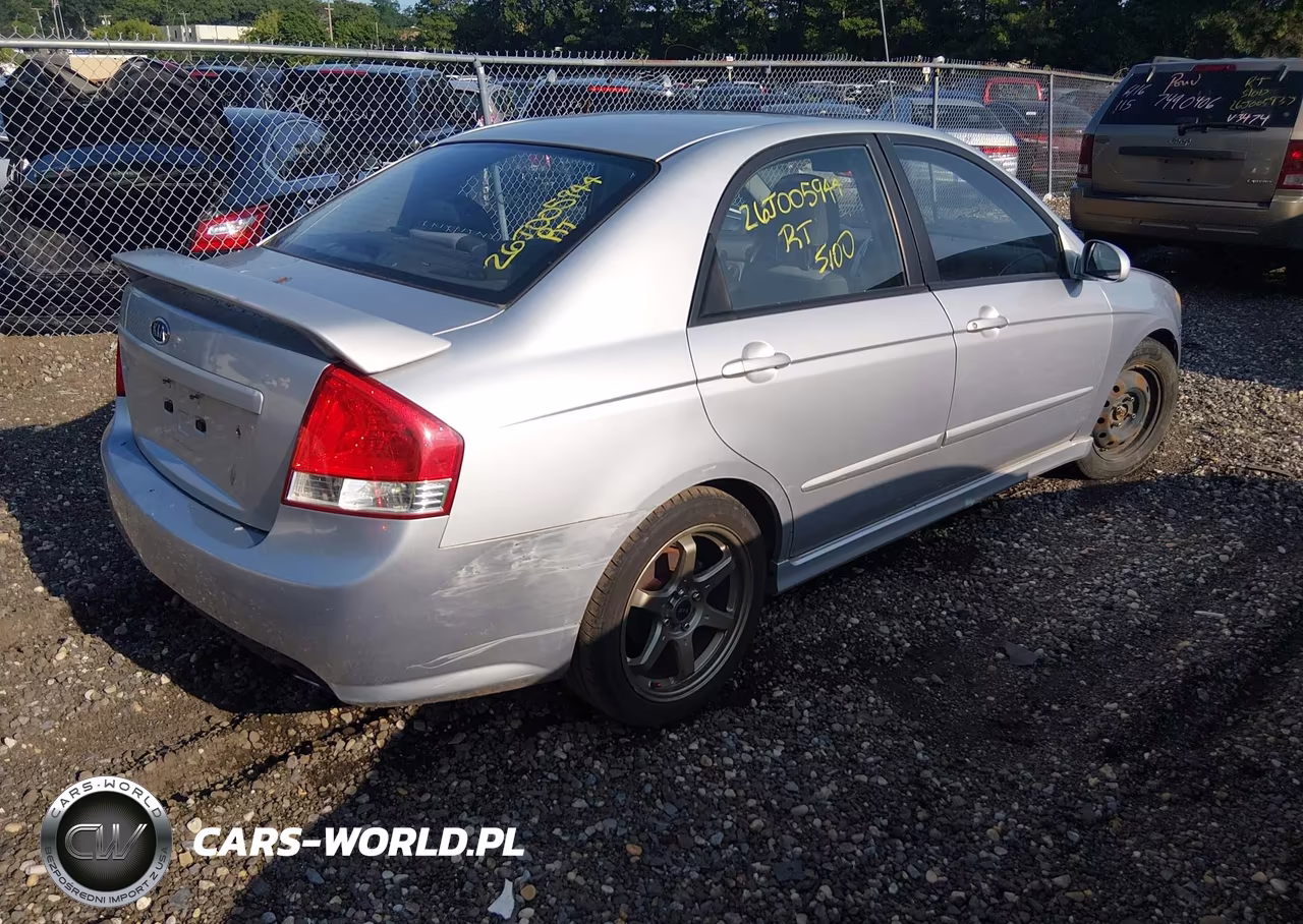 2007 Kia Spectra Sx VIN:KNAFE122275005713 - 4